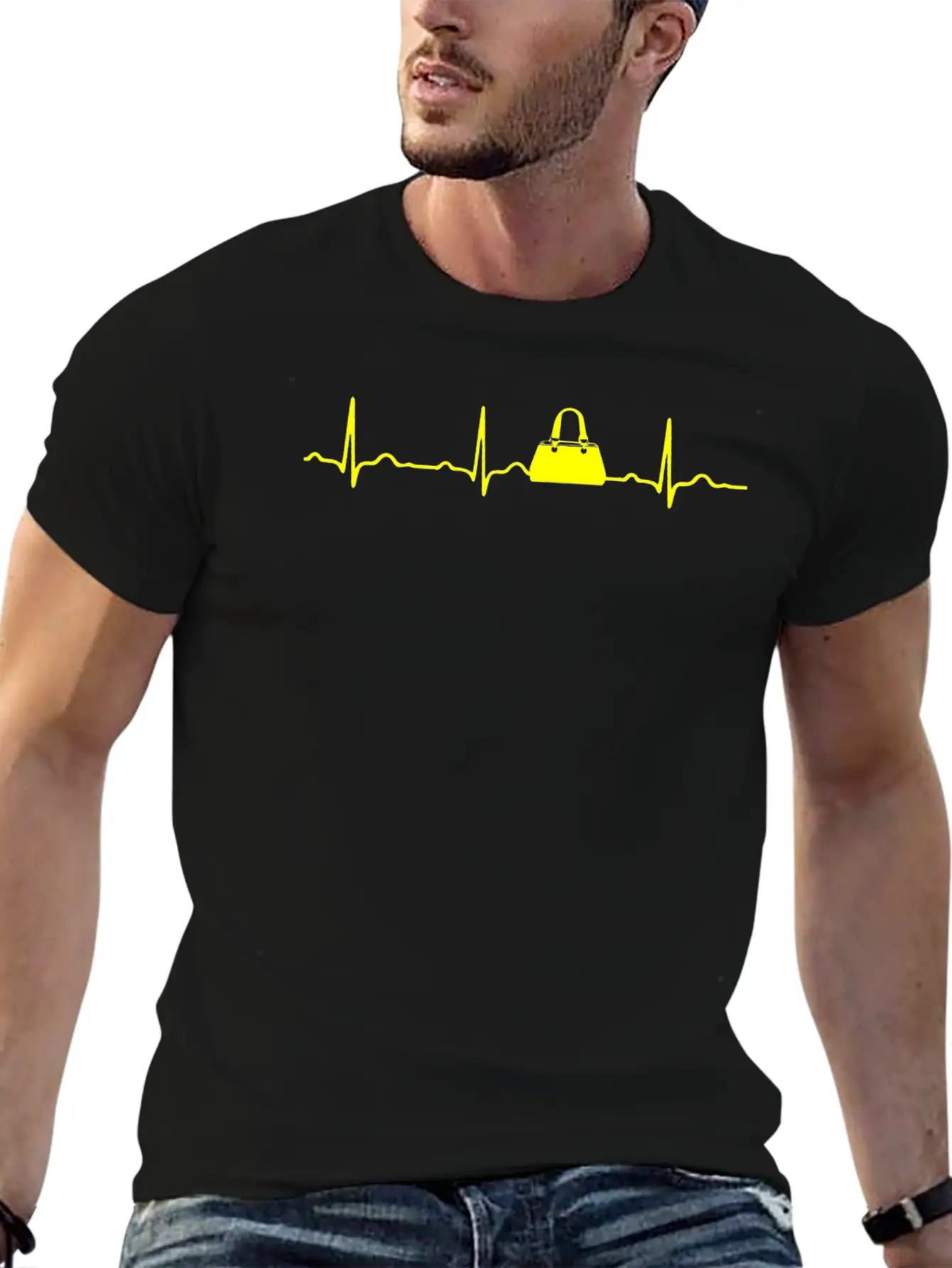 GIFT - HANDBAG YELLOW Classic Cotton Tee – Unisex Comfort For Any Season