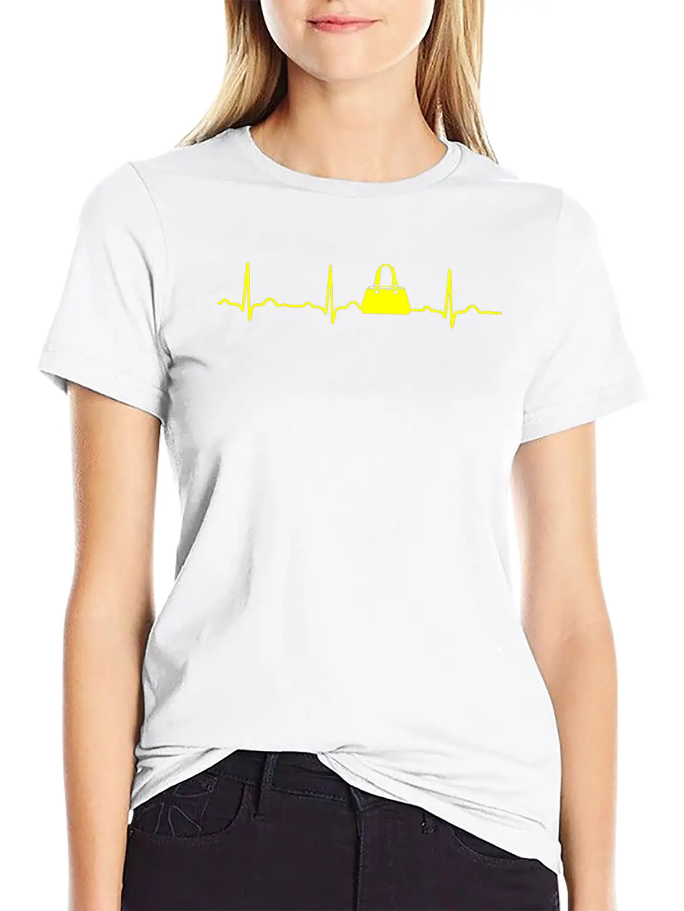 GIFT - HANDBAG YELLOW Classic Cotton Tee – Unisex Comfort For Any Season