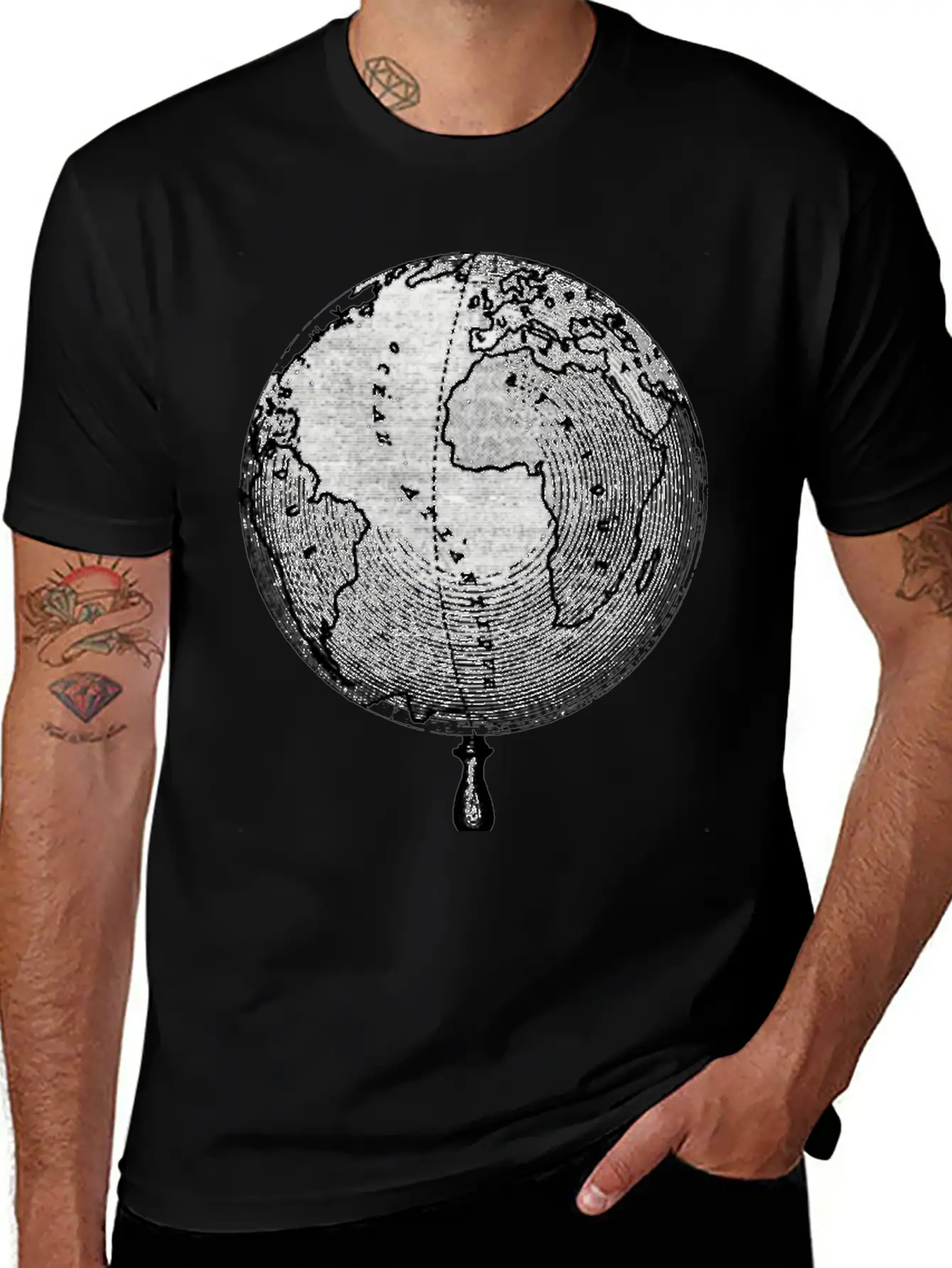 Globe Casual Graphic T-Shirt – Simple And Comfortable Daily Wear