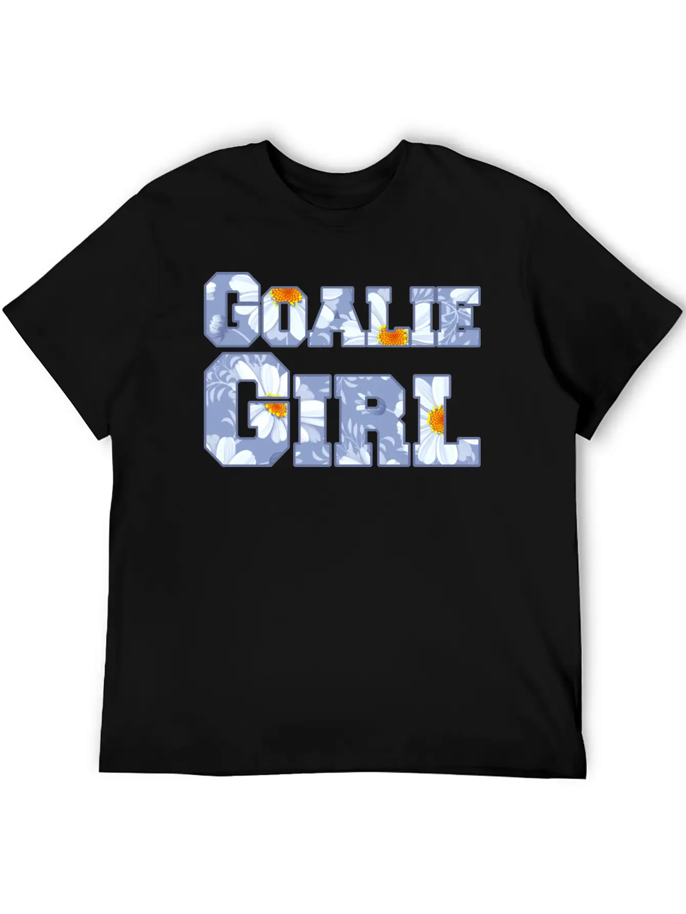 Goalie Girl Daisy Classic Cotton Tee – Unisex Comfort For Any Season