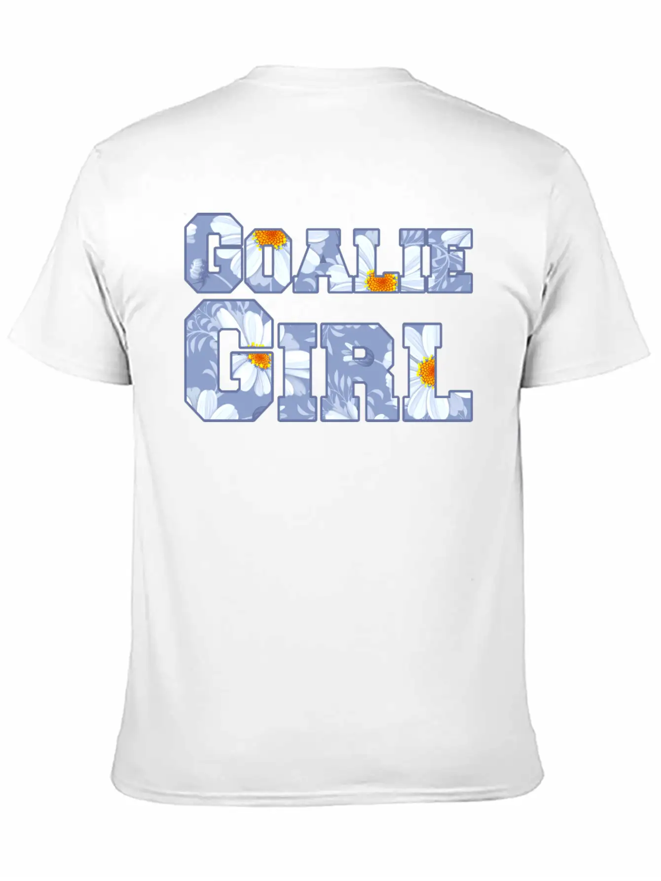 Goalie Girl Daisy Classic Cotton Tee – Unisex Comfort For Any Season