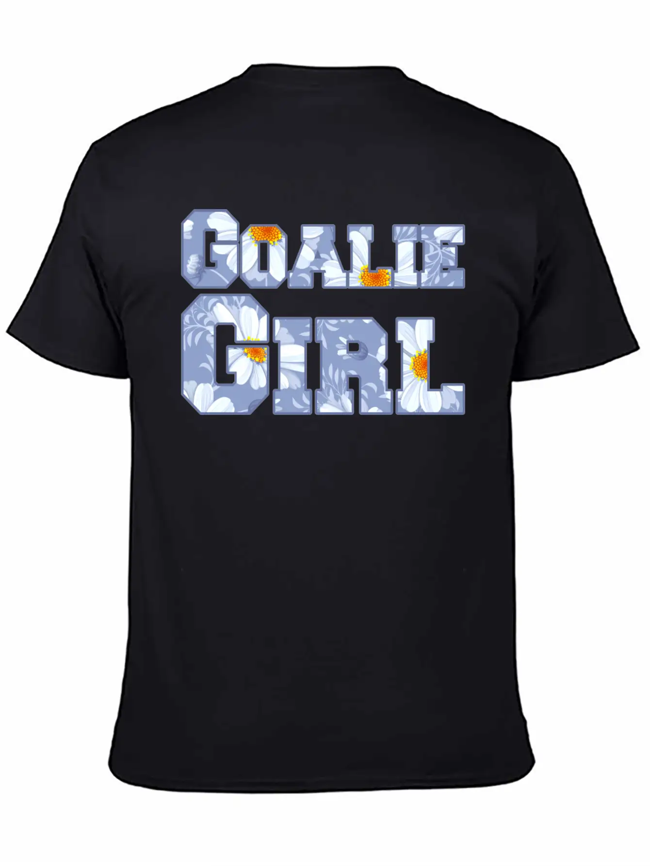 Goalie Girl Daisy Classic Cotton Tee – Unisex Comfort For Any Season