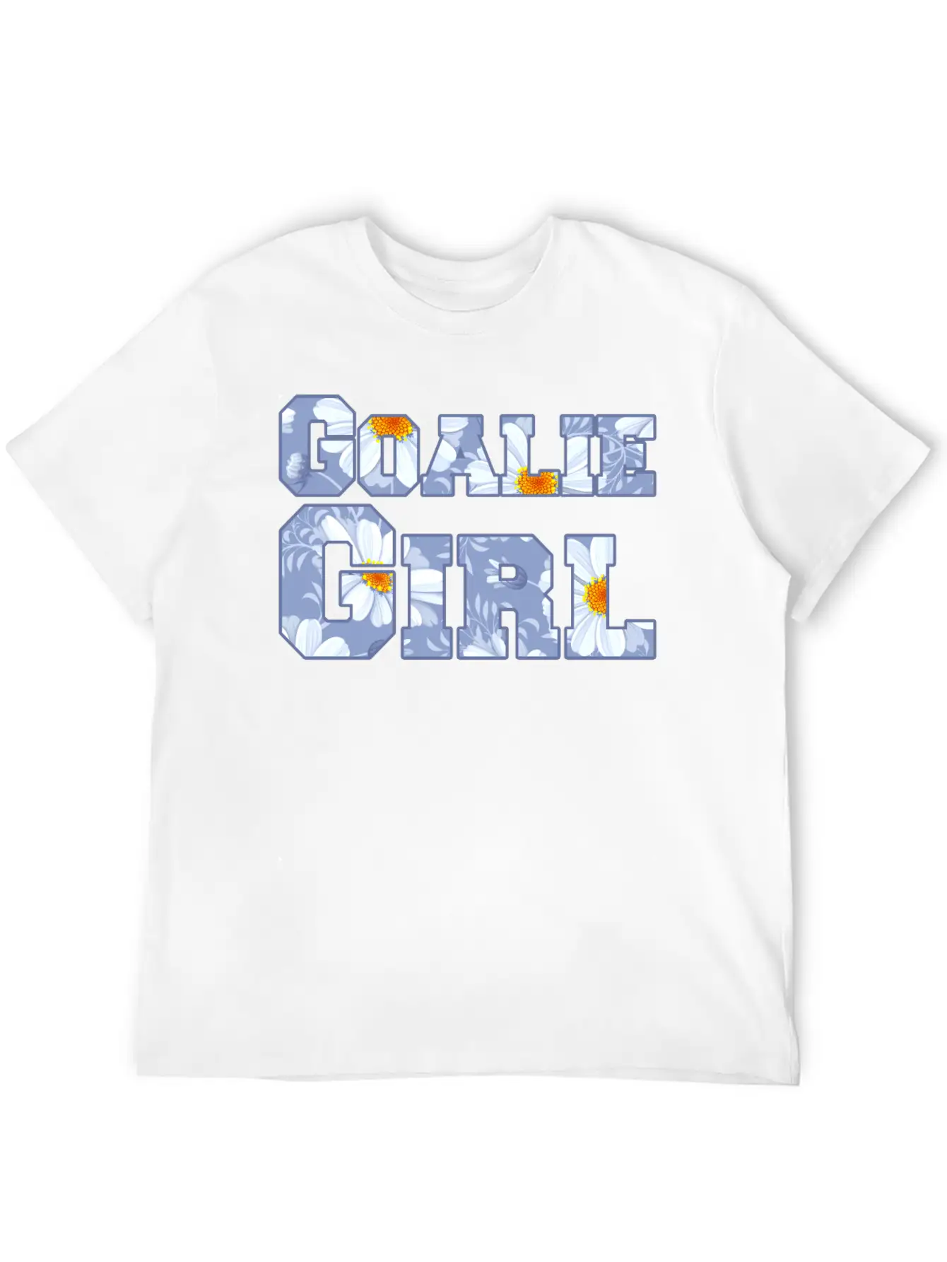 Goalie Girl Daisy Classic Cotton Tee – Unisex Comfort For Any Season