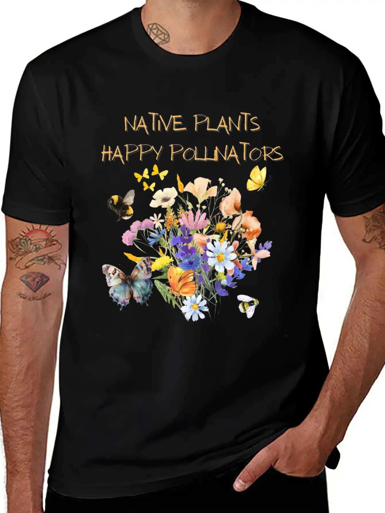 Happy Pollinators Classic Cotton Tee – Unisex Comfort For Any Season