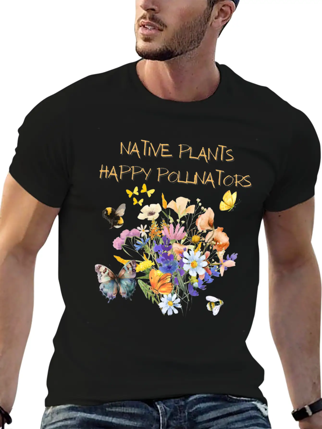 Happy Pollinators Classic Cotton Tee – Unisex Comfort For Any Season