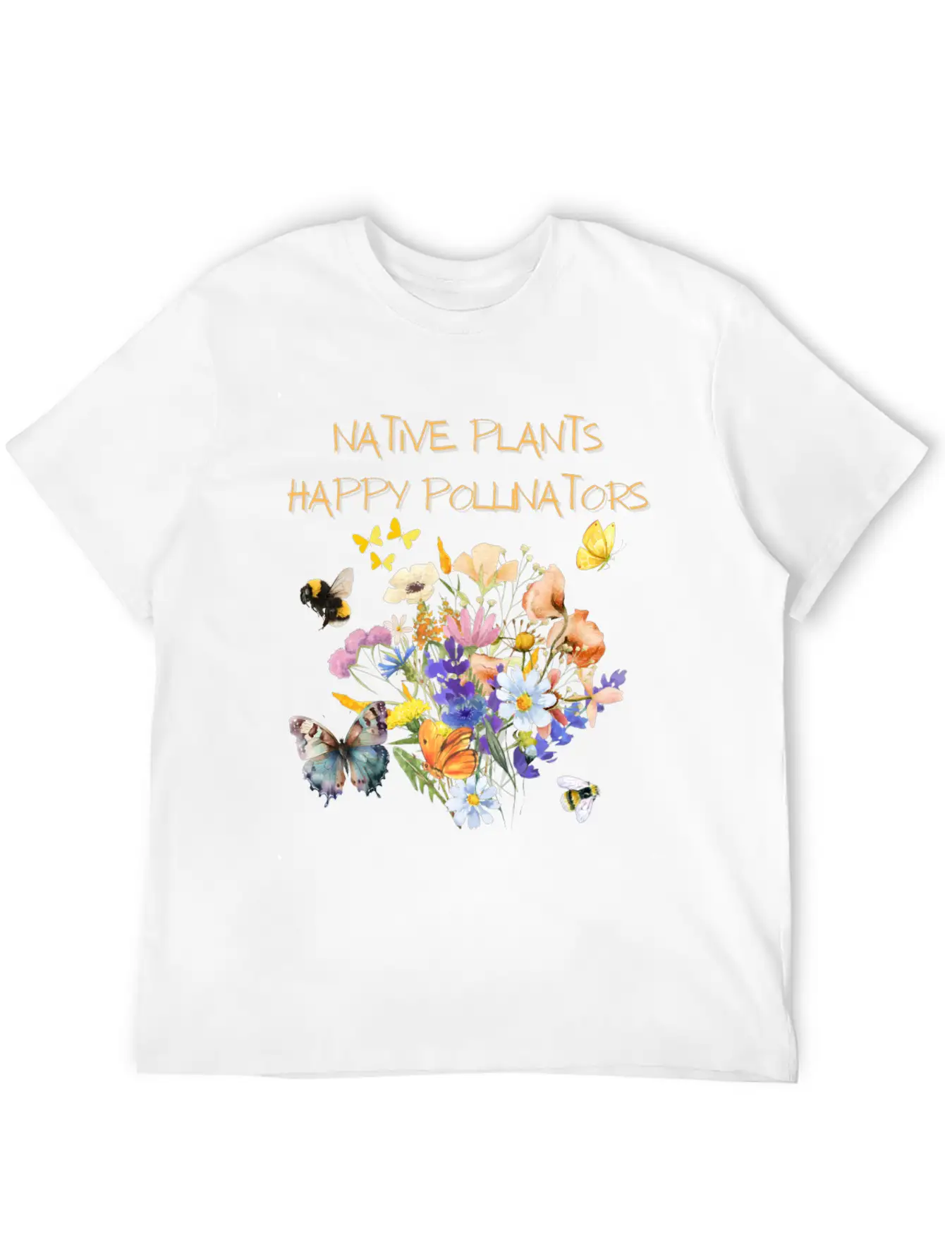 Happy Pollinators Classic Cotton Tee – Unisex Comfort For Any Season