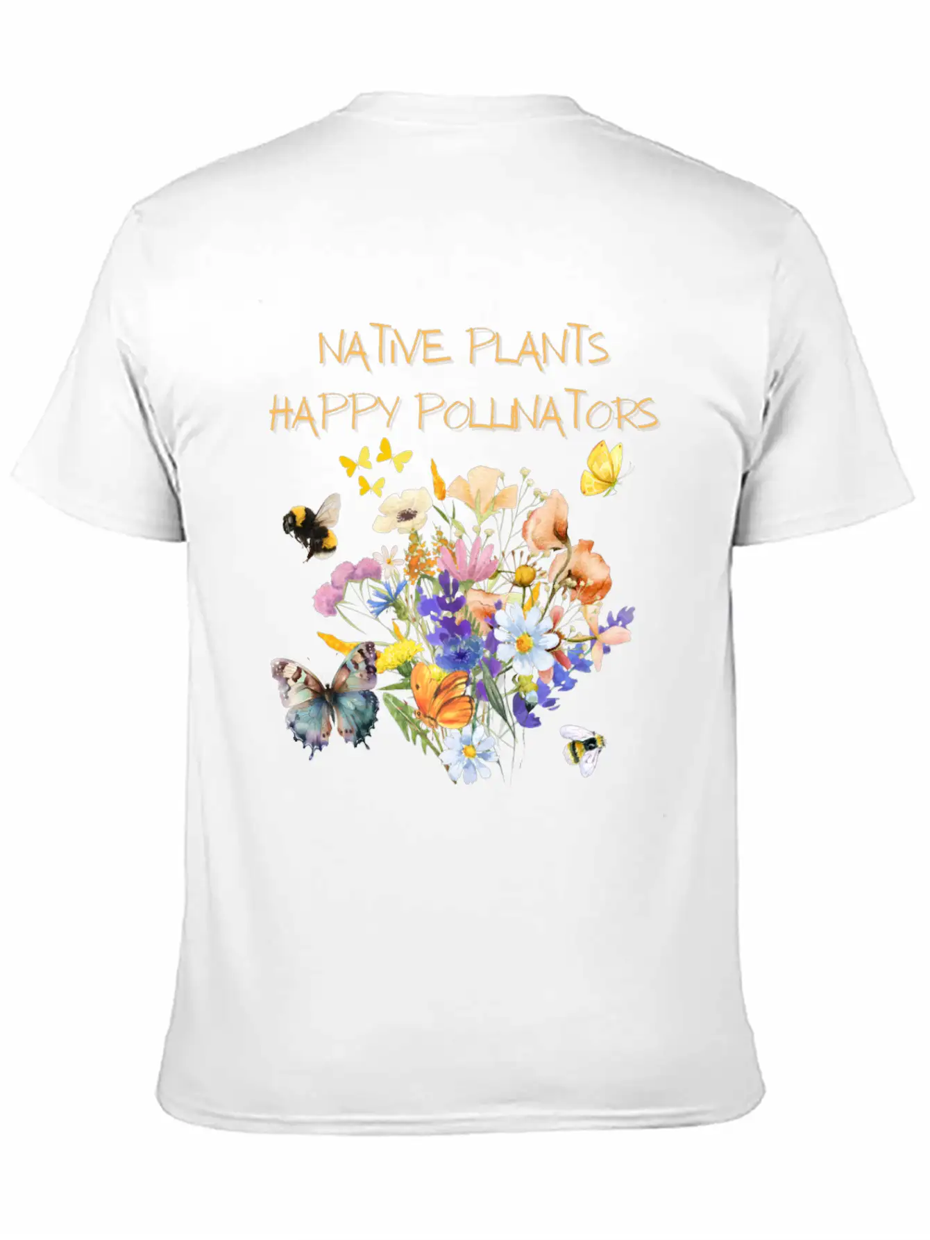 Happy Pollinators Classic Cotton Tee – Unisex Comfort For Any Season