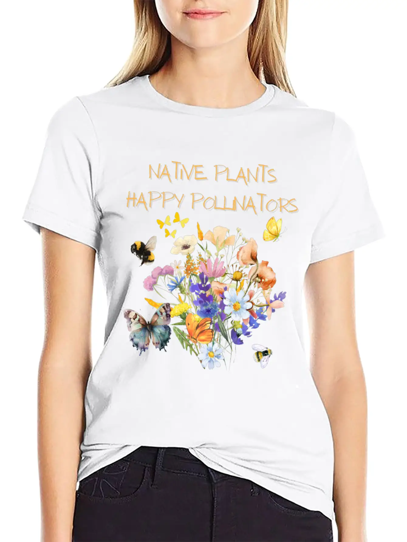 Happy Pollinators Classic Cotton Tee – Unisex Comfort For Any Season