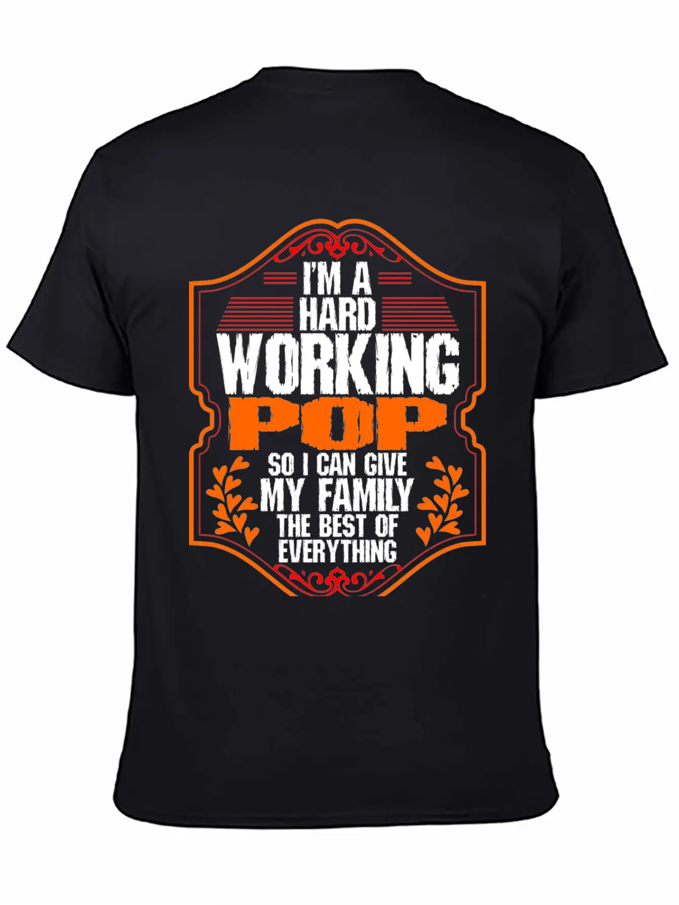 Hard Working Pop Tshirt Essential Unisex Summer Tee – Soft Cotton Casual Fit