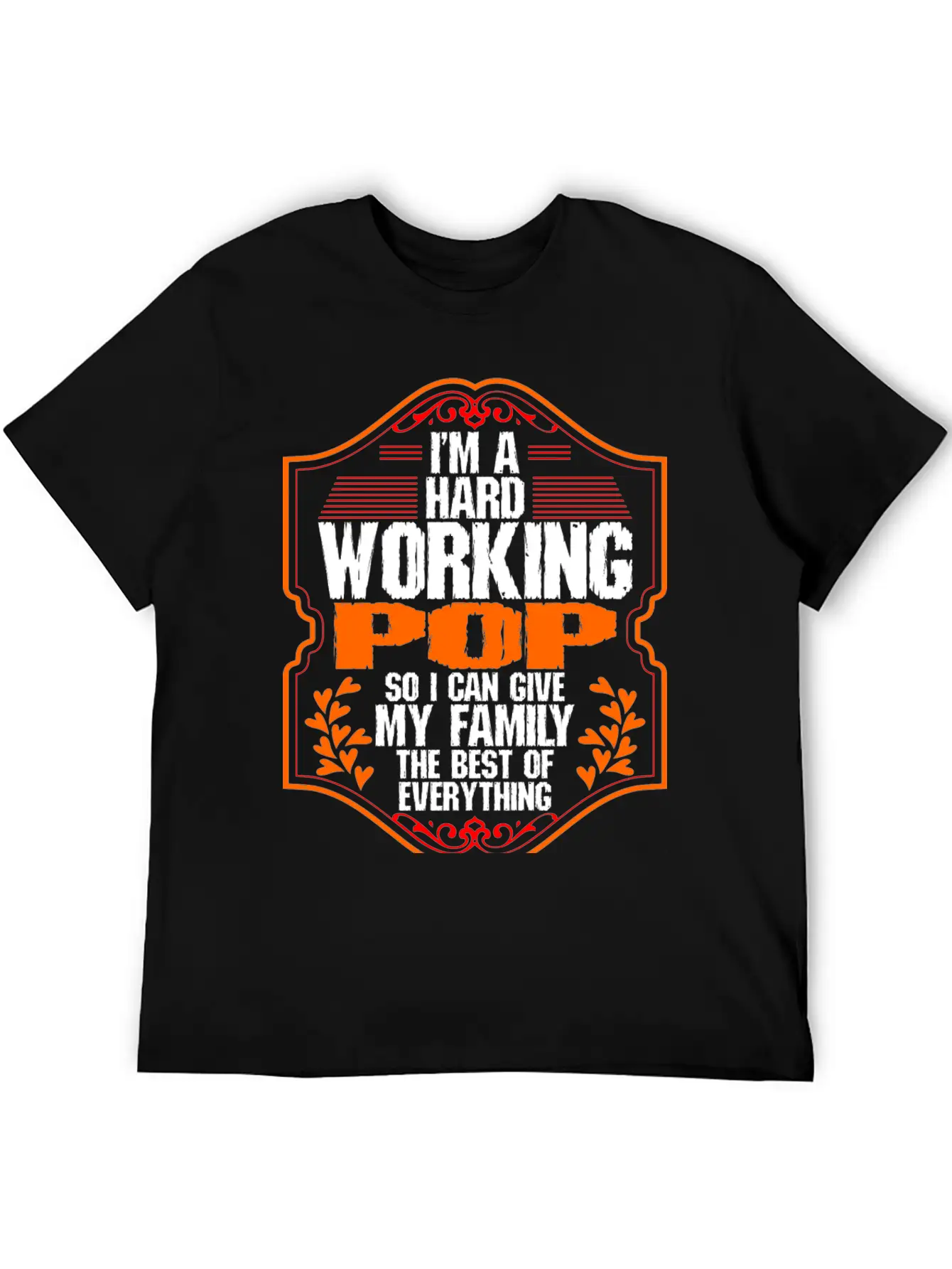Hard Working Pop Tshirt Essential Unisex Summer Tee – Soft Cotton Casual Fit