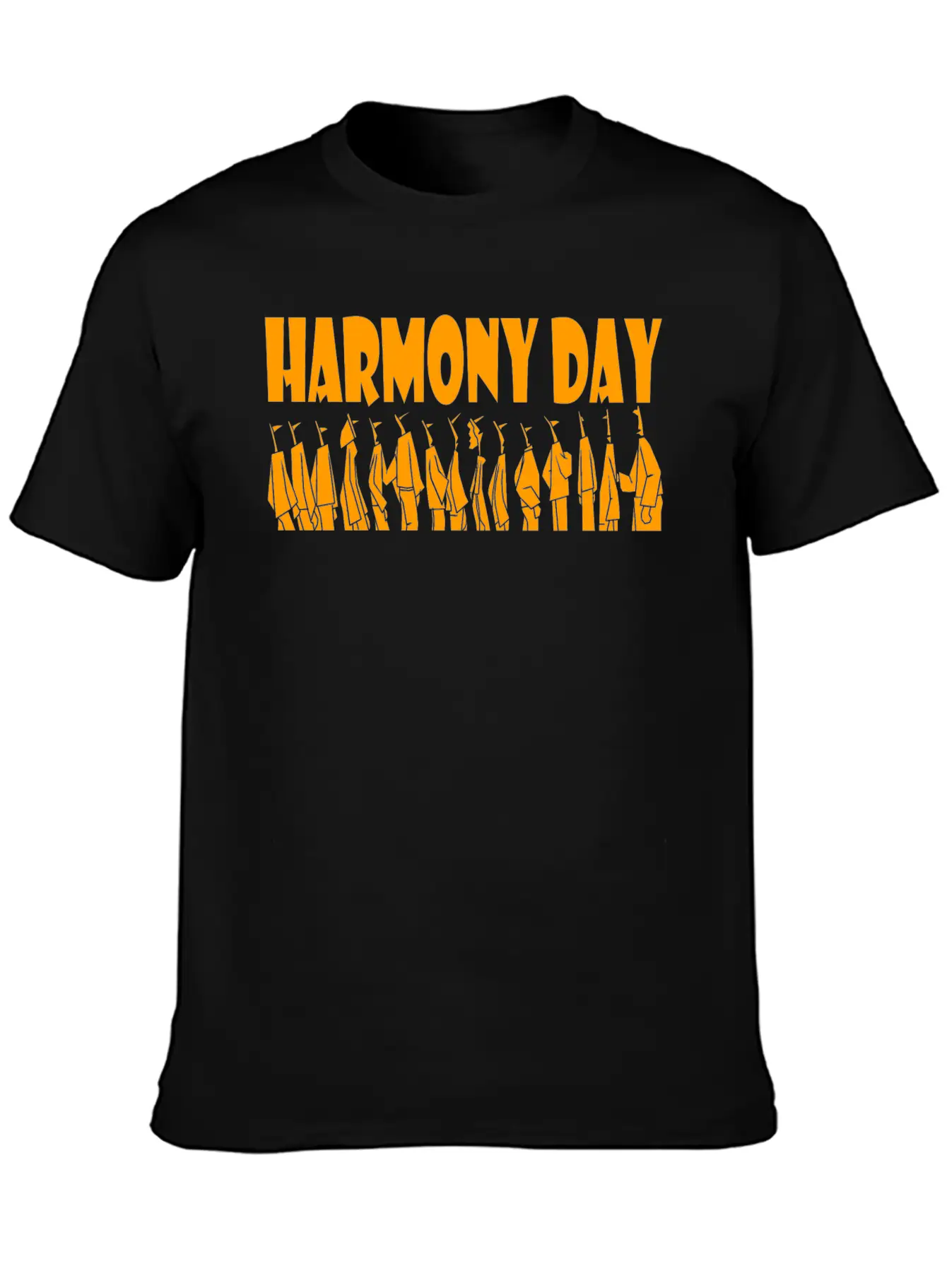 Harmony Day Casual Graphic T-Shirt – Simple And Comfortable Daily Wear