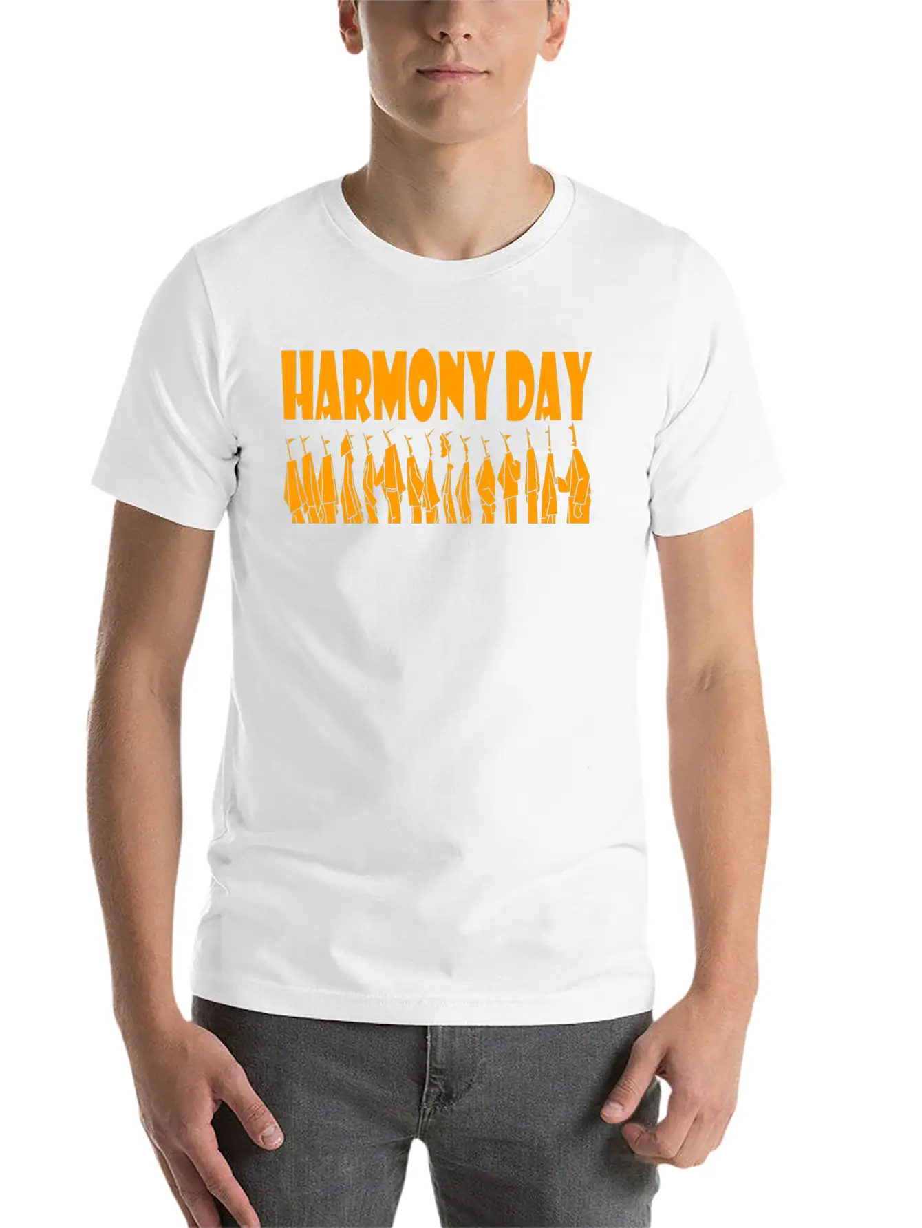 Harmony Day Casual Graphic T-Shirt – Simple And Comfortable Daily Wear