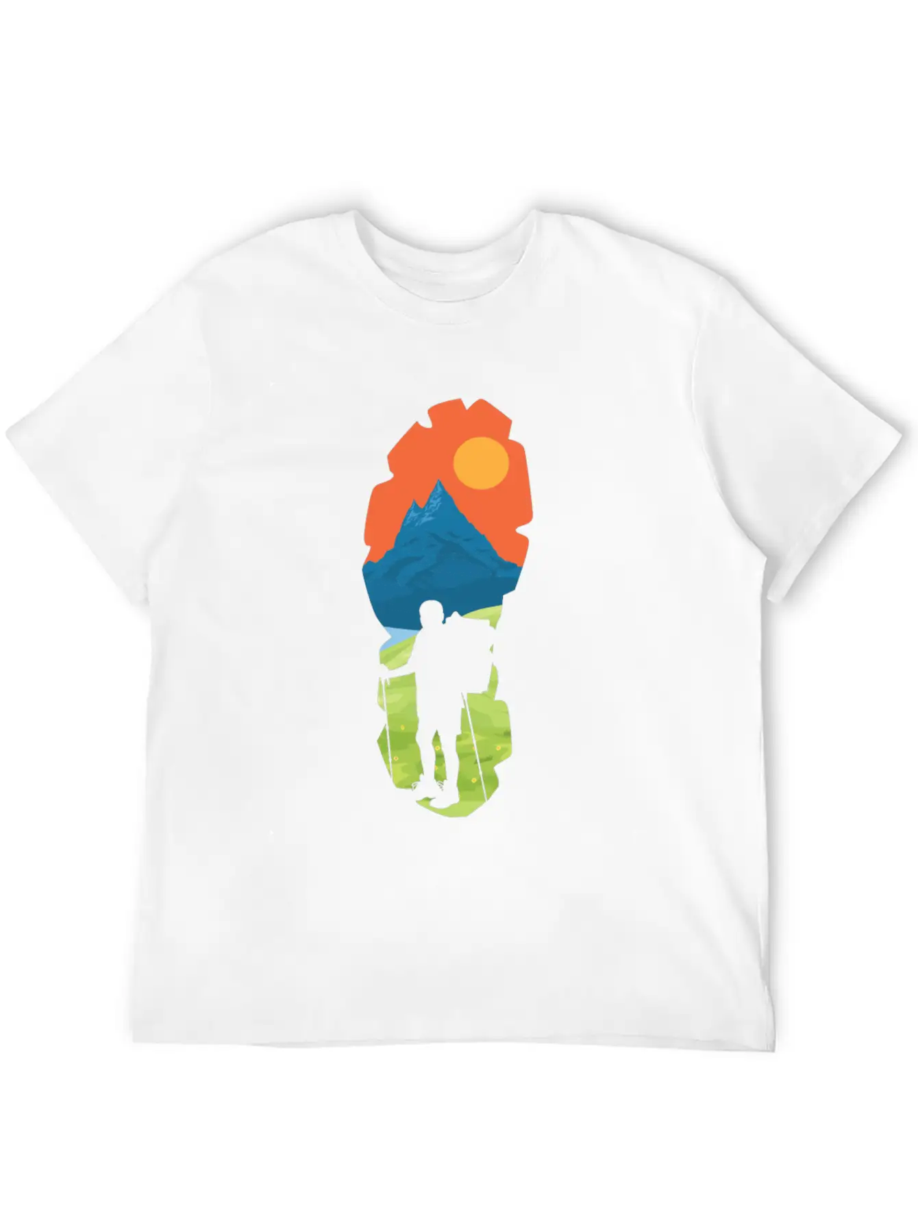 Hiking Classic Cotton Tee – Unisex Comfort For Any Season