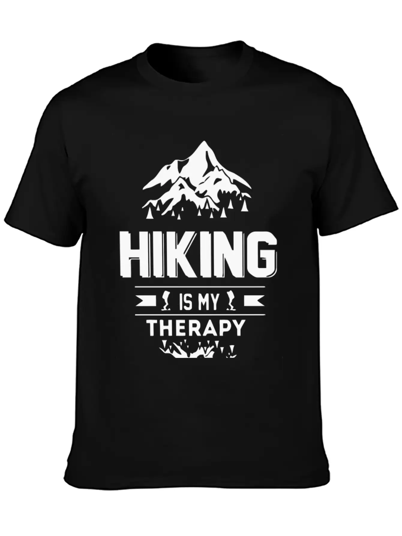 Hiking Is My Therapy Classic Cotton Tee – Unisex Comfort For Any Season
