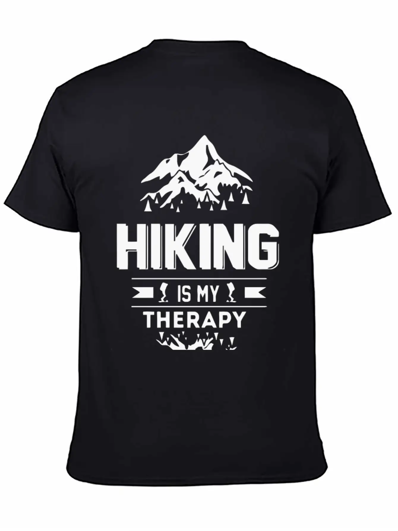Hiking Is My Therapy Classic Cotton Tee – Unisex Comfort For Any Season