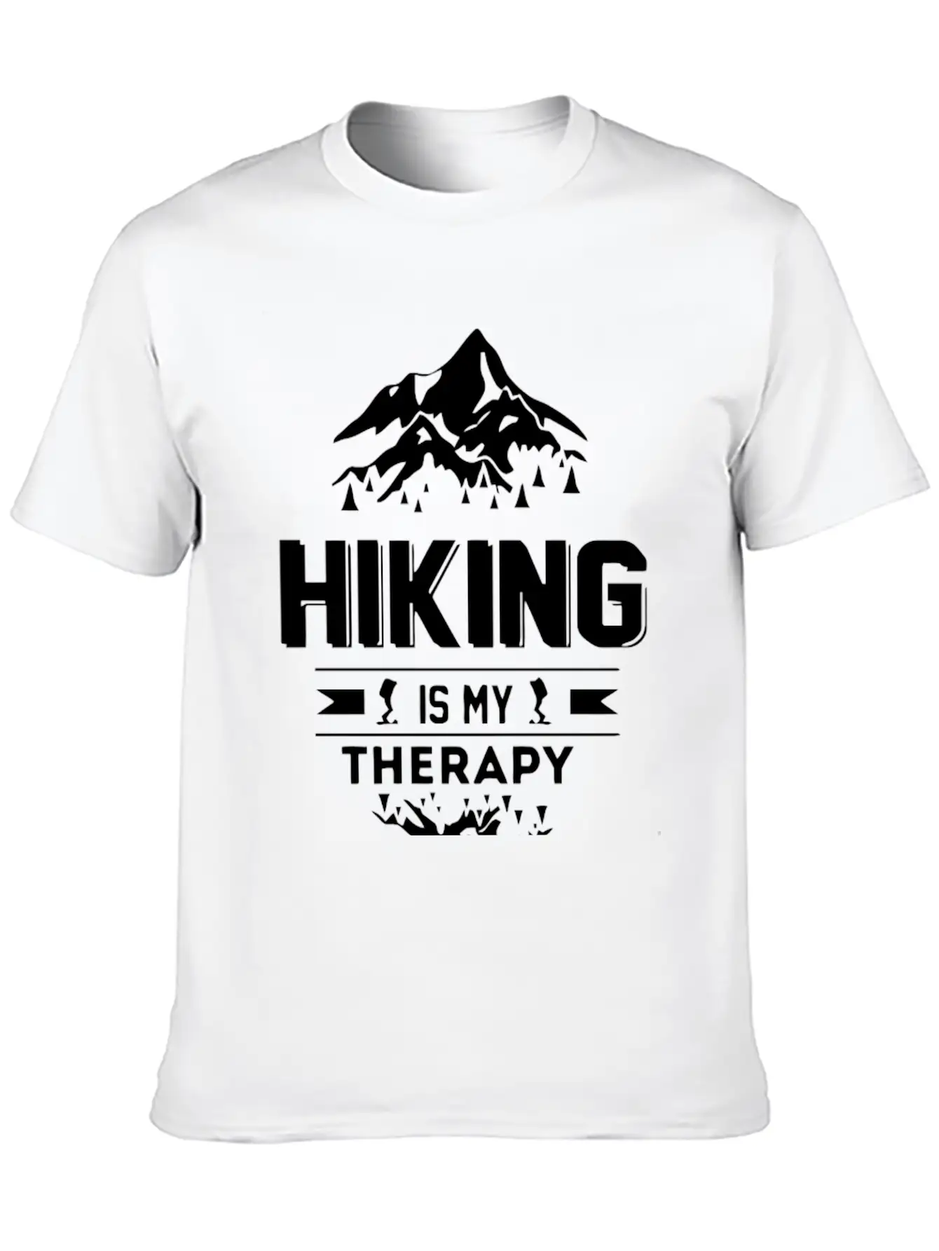 Hiking Is My Therapy Classic Cotton Tee – Unisex Comfort For Any Season