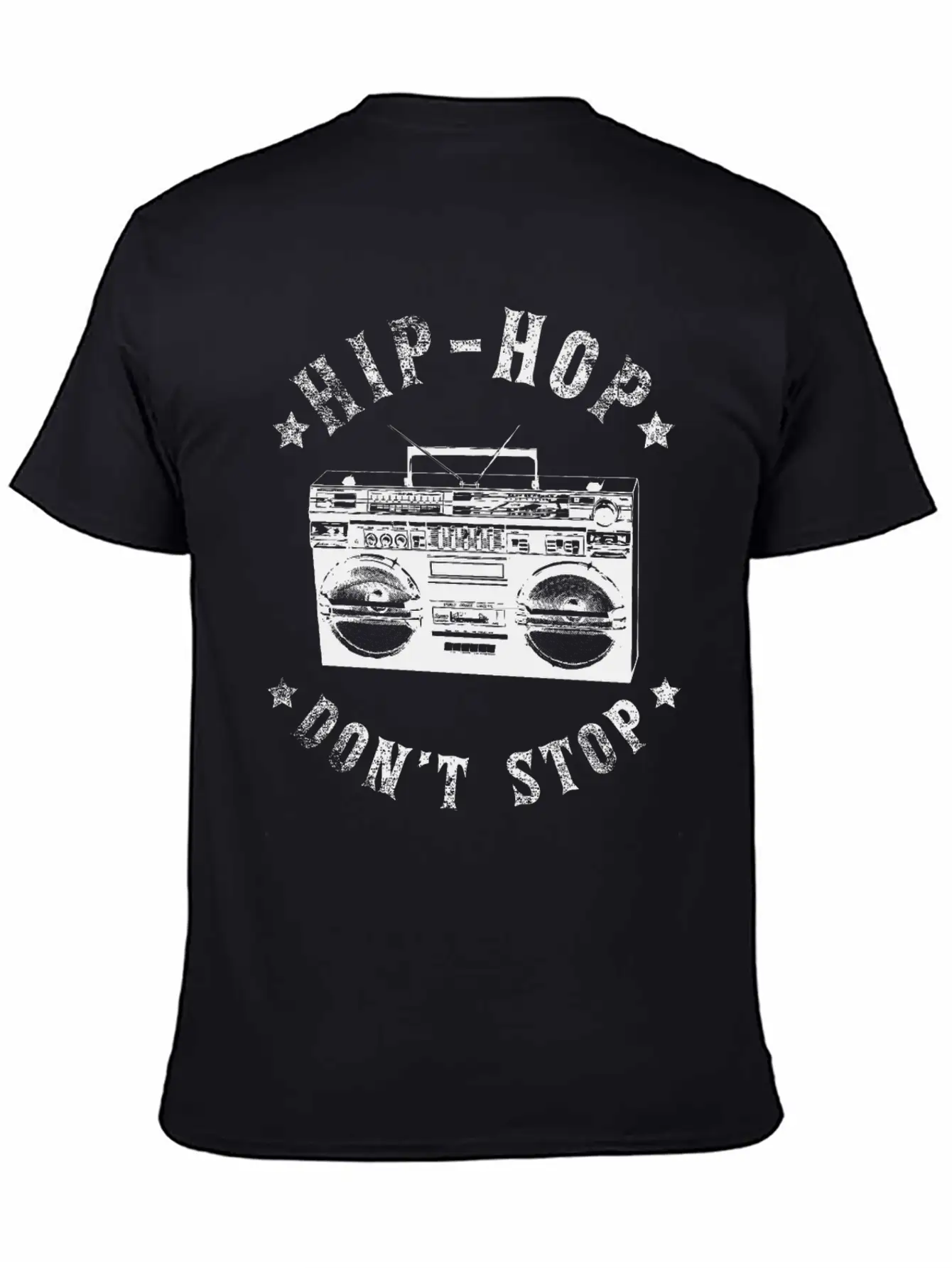 Hip Hop Don't Stop Simple Everyday Graphic Tee – Lightweight Summer Wear