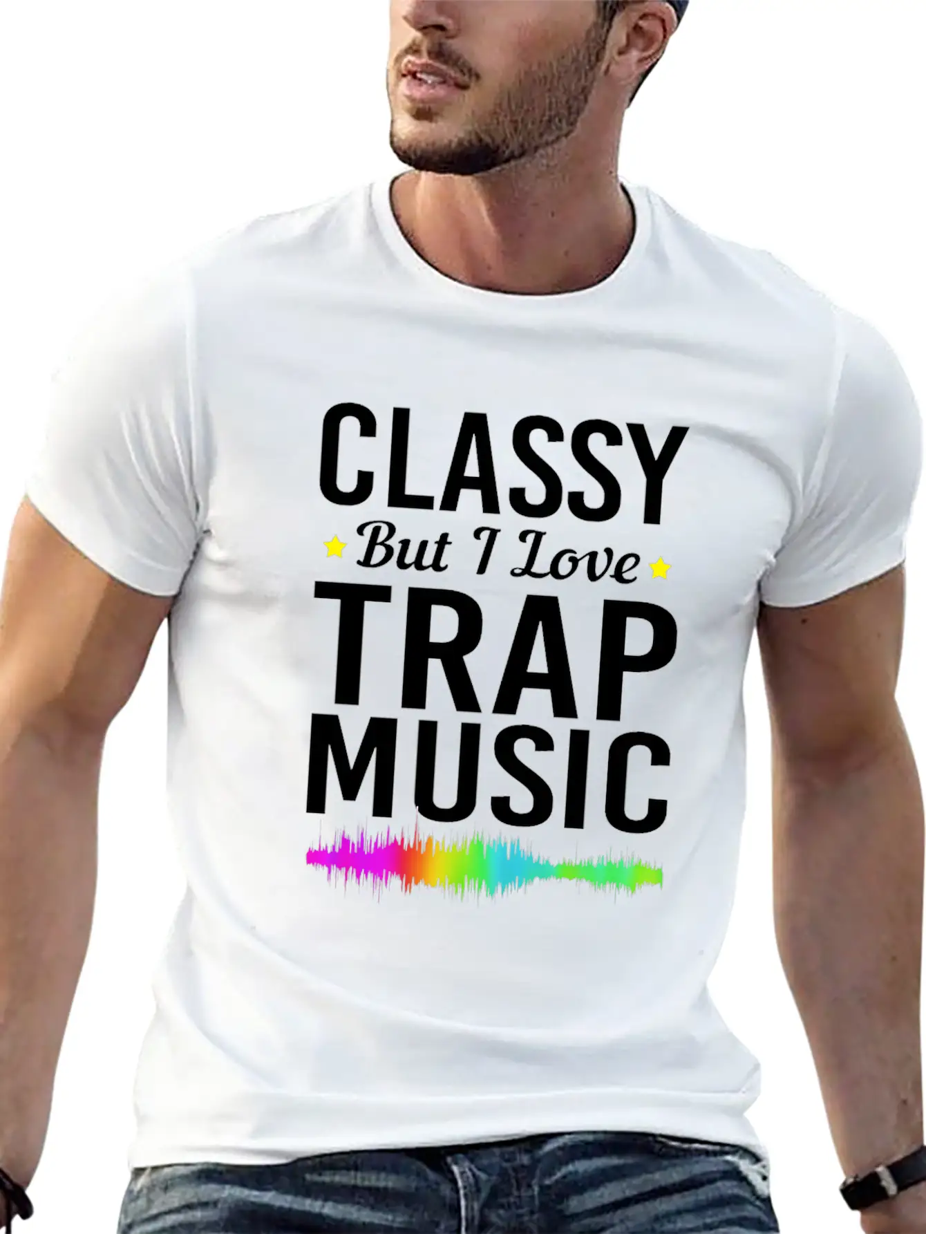 Hip Hop Music Party Trap Music For Women Casual Graphic T-Shirt – Simple And Comfortable Daily Wear