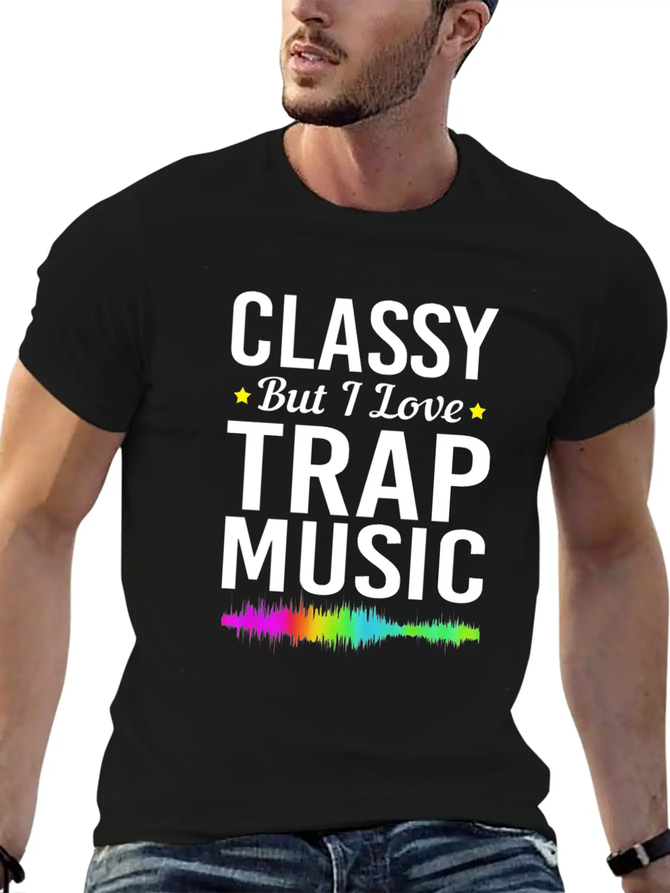 Hip Hop Music Party Trap Music For Women Casual Graphic T-Shirt – Simple And Comfortable Daily Wear
