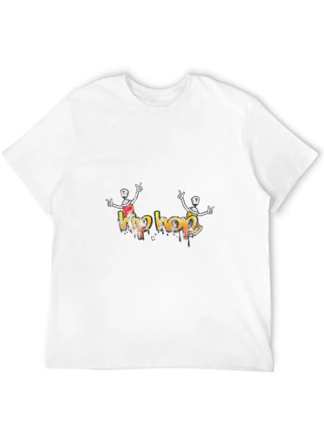 Hip Hop On The Streets Classic Cotton Tee – Unisex Comfort For Any Season