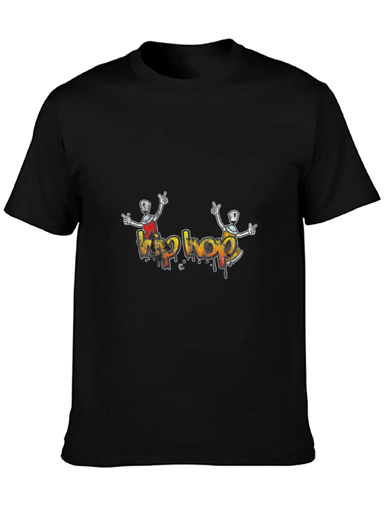 Hip Hop On The Streets Classic Cotton Tee – Unisex Comfort For Any Season