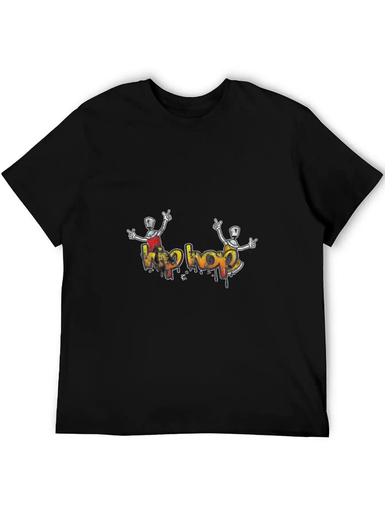 Hip Hop On The Streets Classic Cotton Tee – Unisex Comfort For Any Season