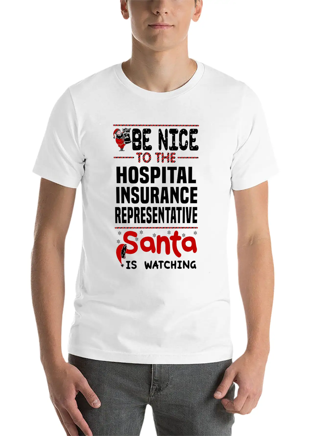 Hospital Insurance Representative Unisex Short Sleeve Soft Cotton T-Shirt – Casual Everyday Wear