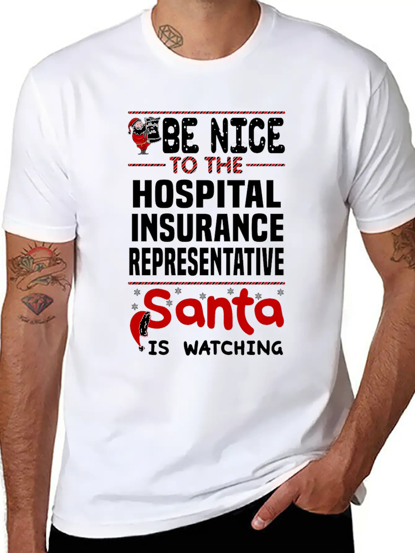 Hospital Insurance Representative Unisex Short Sleeve Soft Cotton T-Shirt – Casual Everyday Wear