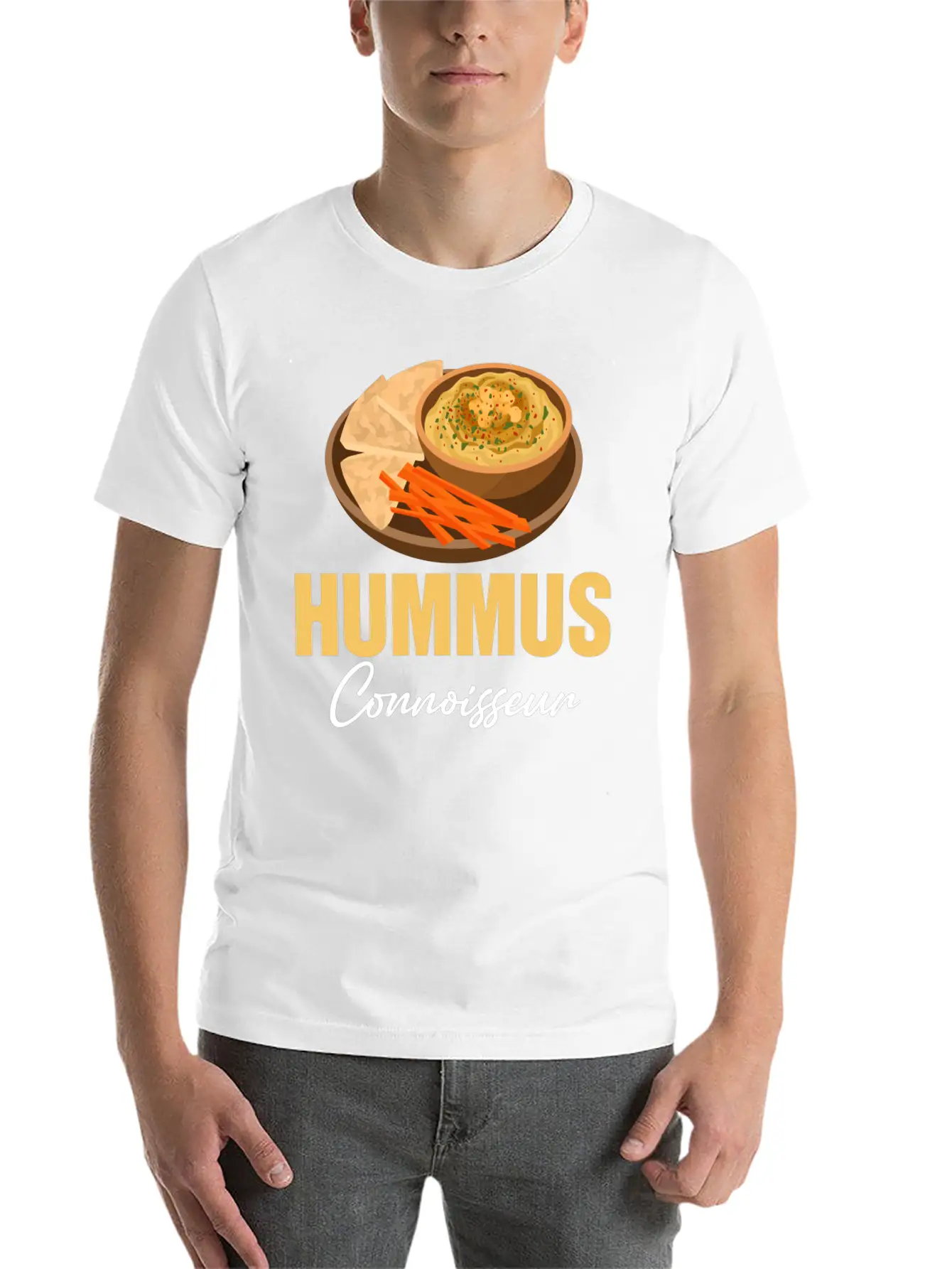 Hummus Connoisseur Gluten-free Falafel Jewish Classic Cotton Tee – Unisex Comfort For Any Season