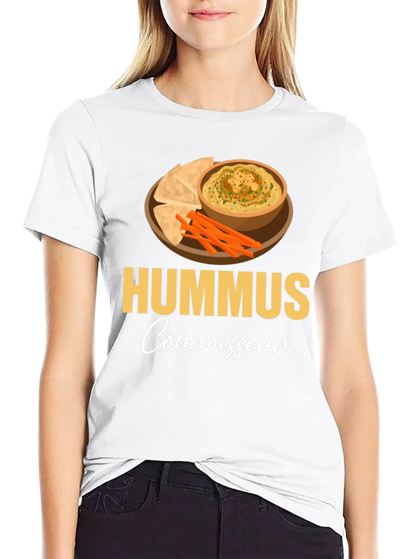 Hummus Connoisseur Gluten-free Falafel Jewish Classic Cotton Tee – Unisex Comfort For Any Season