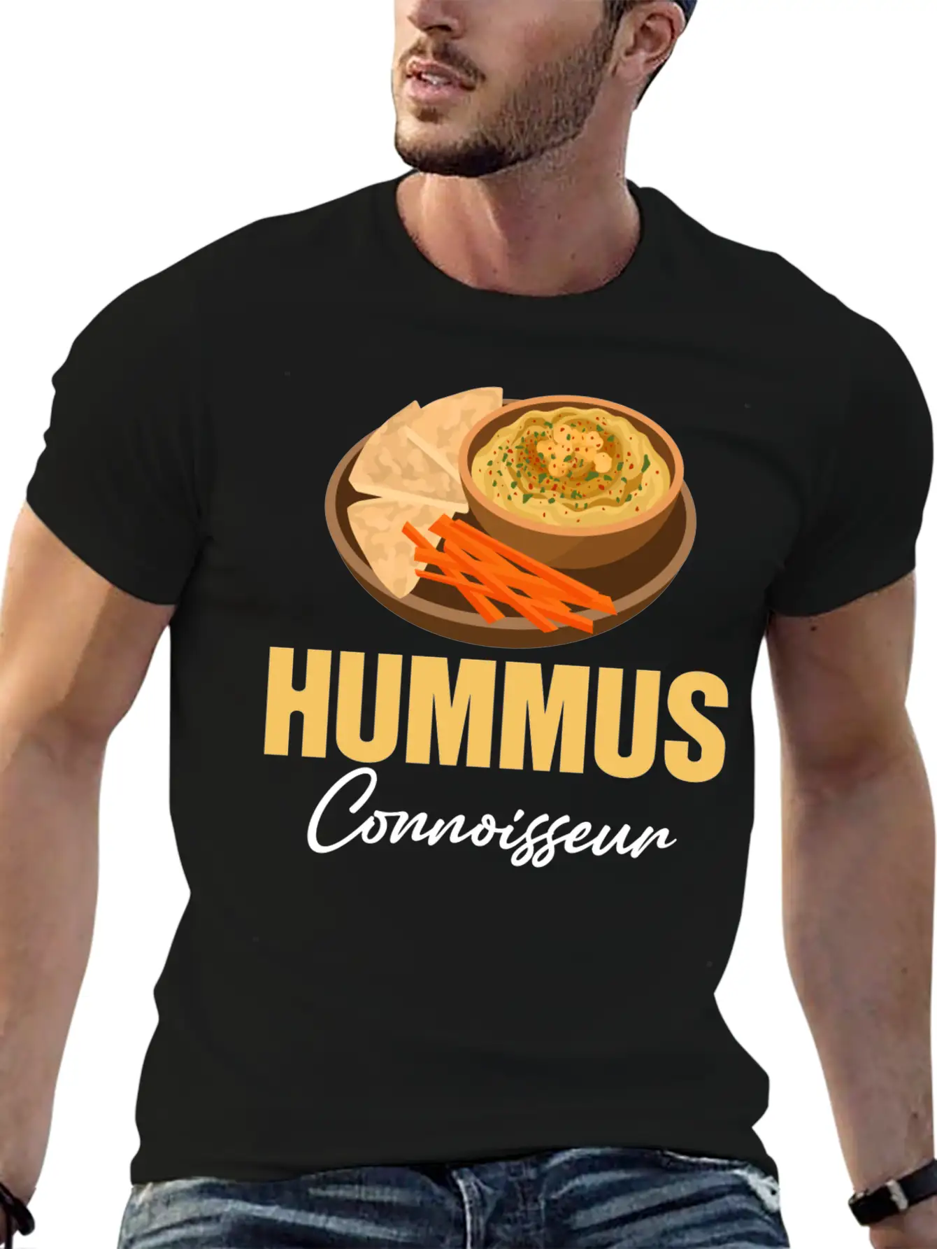 Hummus Connoisseur Gluten-free Falafel Jewish Classic Cotton Tee – Unisex Comfort For Any Season