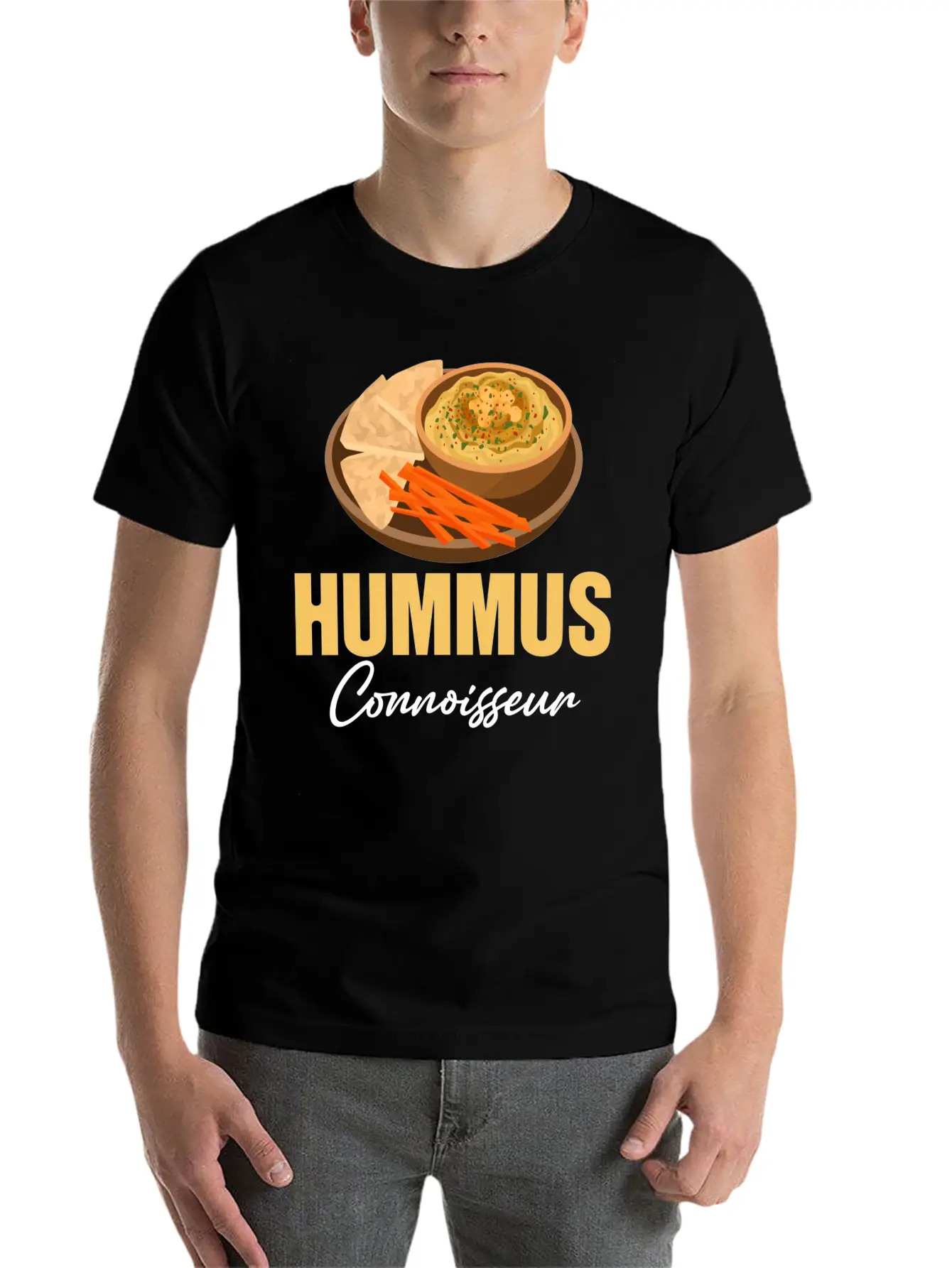Hummus Connoisseur Gluten-free Falafel Jewish Classic Cotton Tee – Unisex Comfort For Any Season