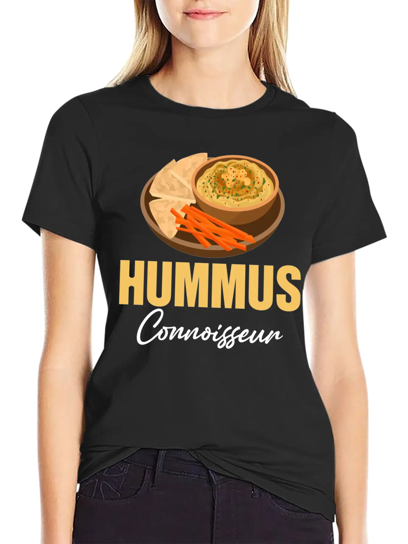 Hummus Connoisseur Gluten-free Falafel Jewish Classic Cotton Tee – Unisex Comfort For Any Season