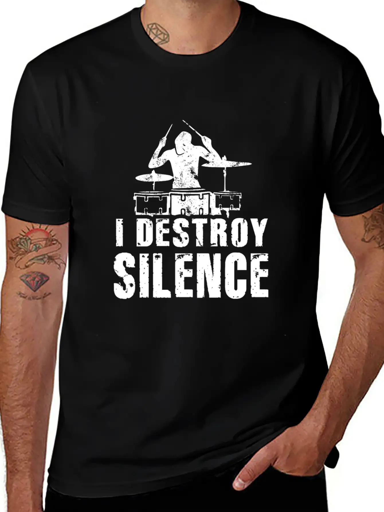 I Destroy Silence Essential Unisex Summer Tee – Soft Cotton Casual Fit