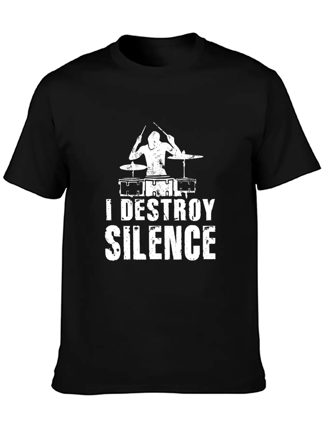 I Destroy Silence Essential Unisex Summer Tee – Soft Cotton Casual Fit