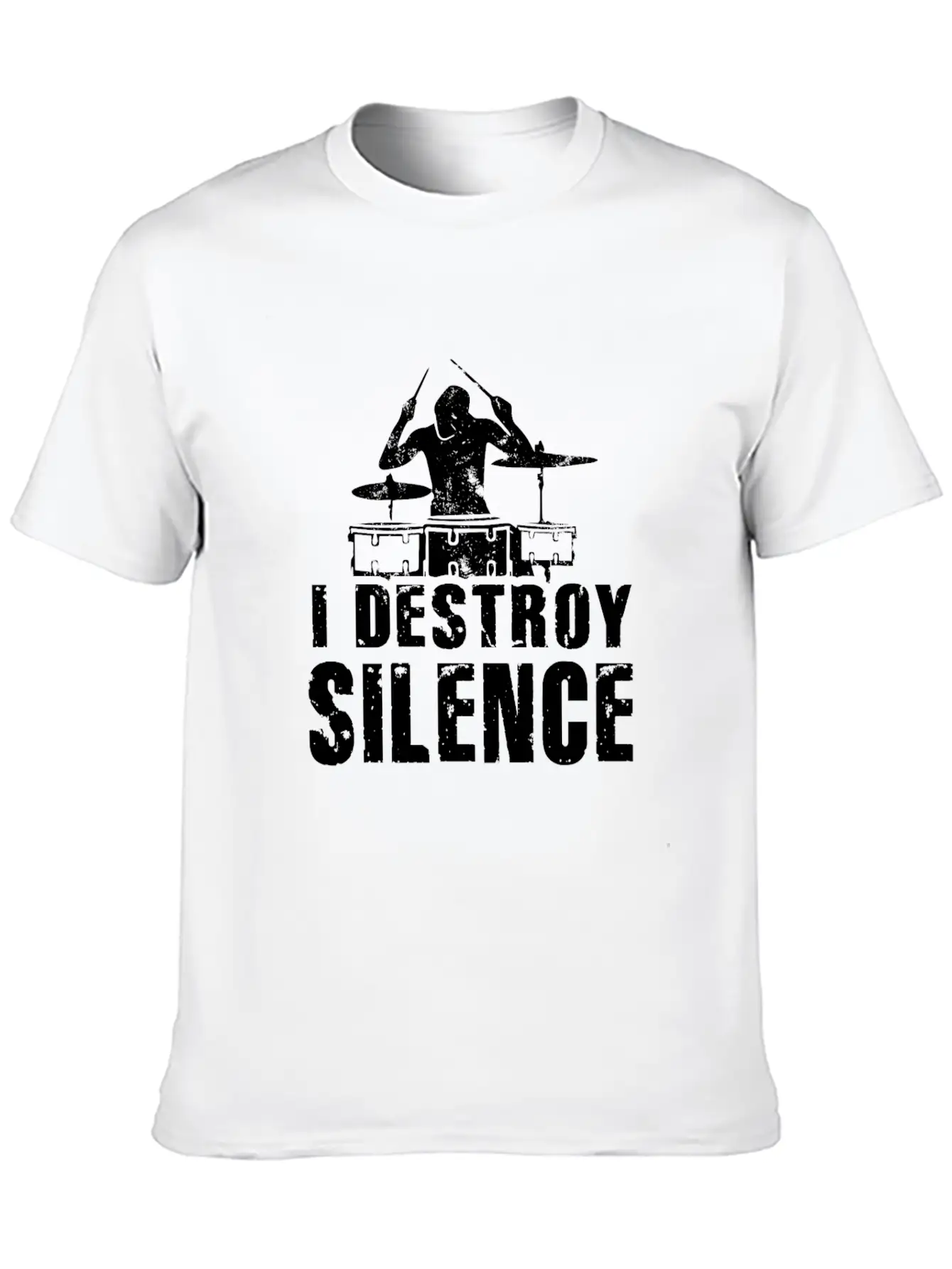 I Destroy Silence Essential Unisex Summer Tee – Soft Cotton Casual Fit