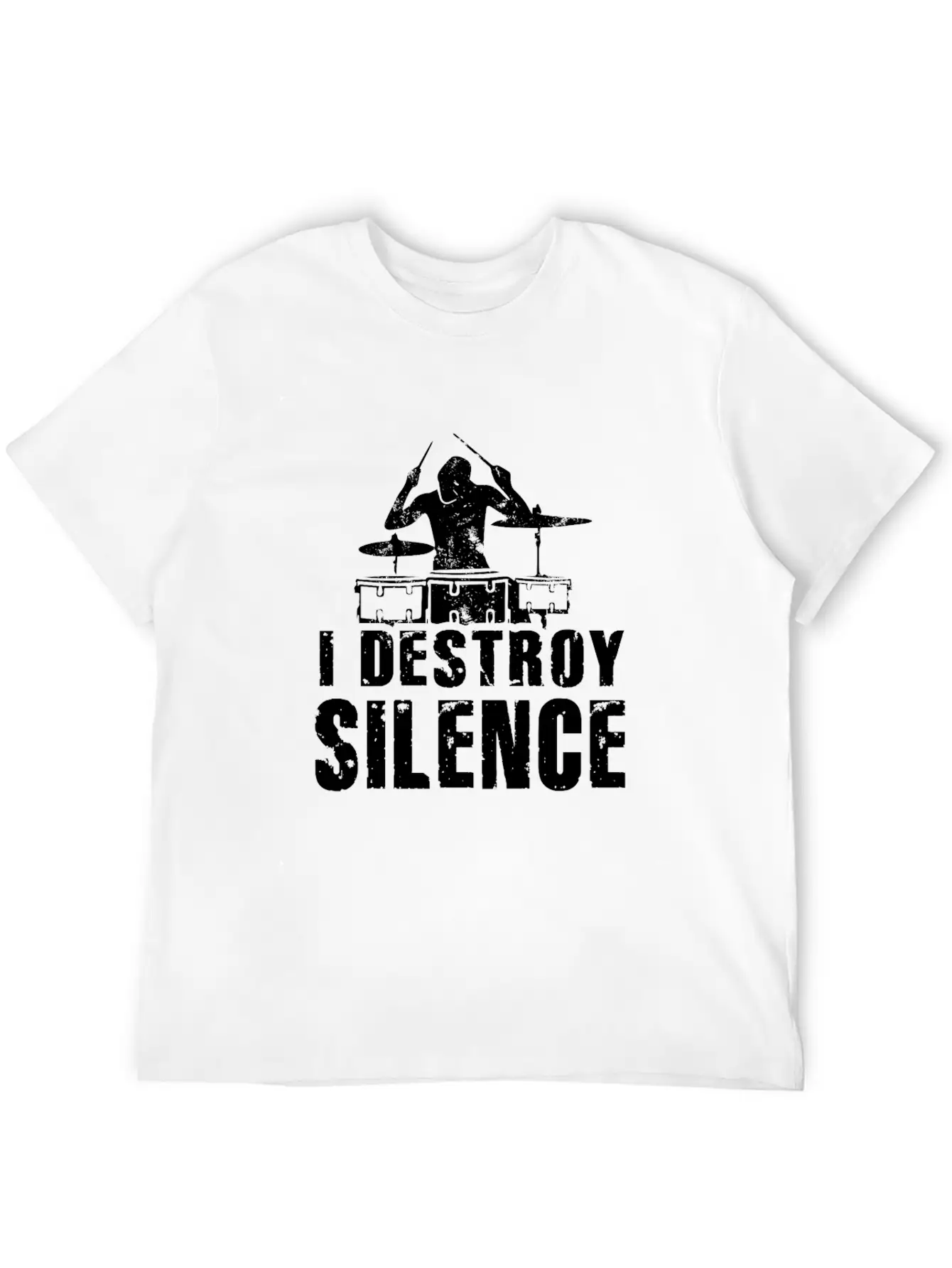 I Destroy Silence Essential Unisex Summer Tee – Soft Cotton Casual Fit