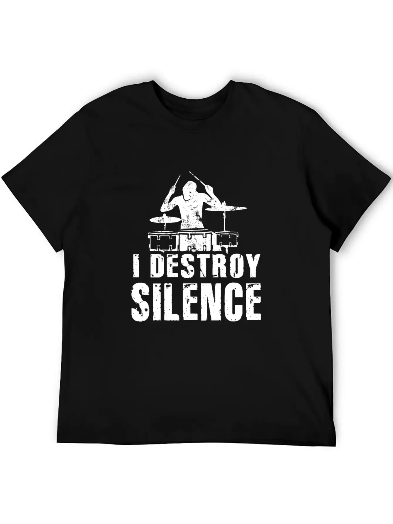 I Destroy Silence Essential Unisex Summer Tee – Soft Cotton Casual Fit