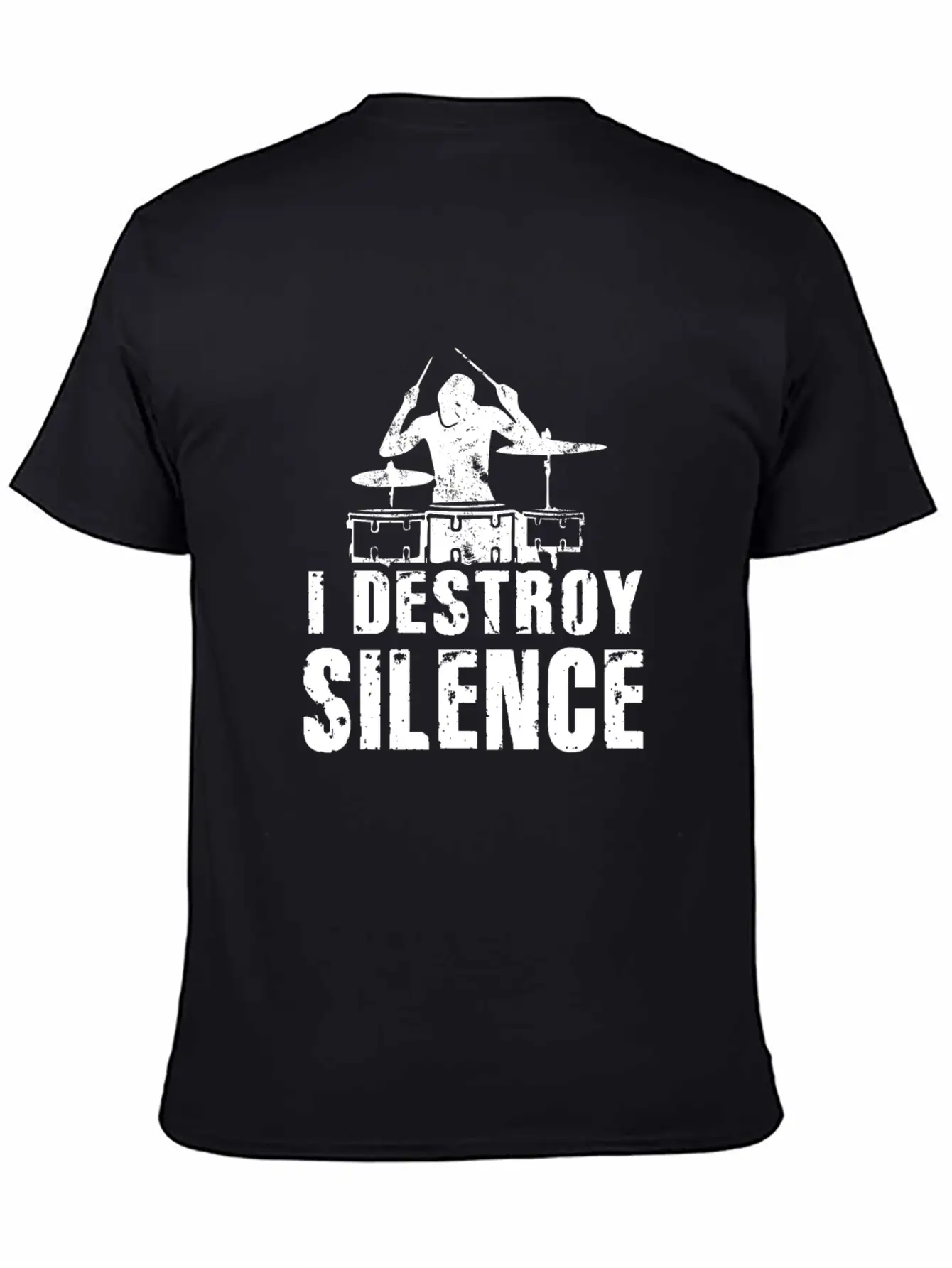 I Destroy Silence Essential Unisex Summer Tee – Soft Cotton Casual Fit