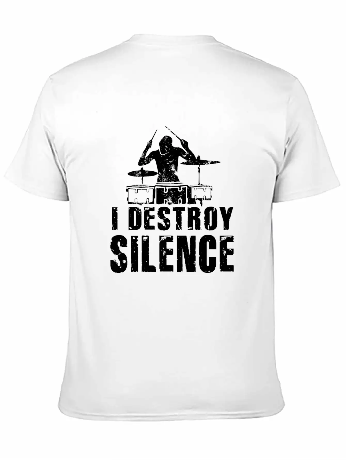 I Destroy Silence Essential Unisex Summer Tee – Soft Cotton Casual Fit