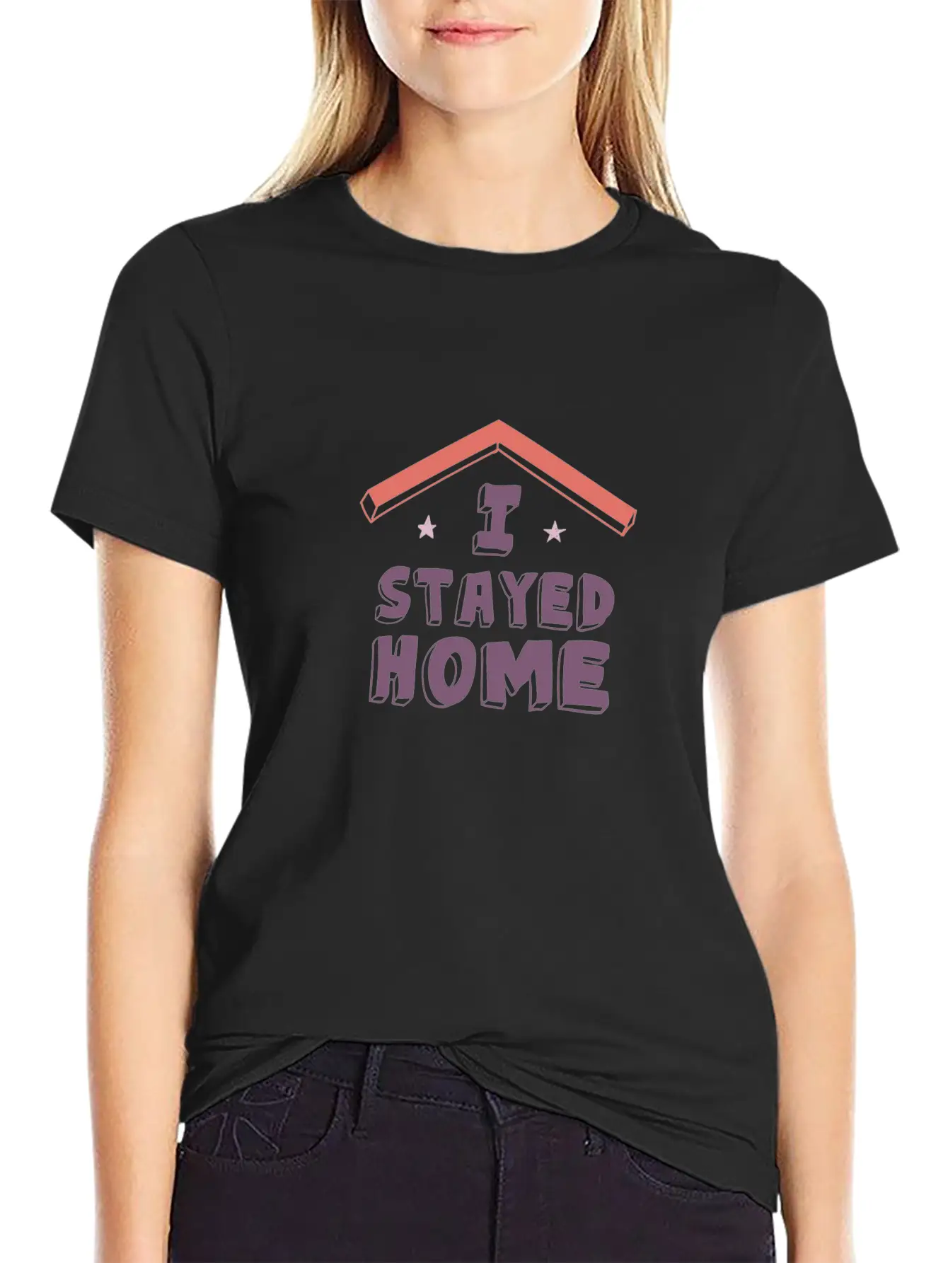 I Stayed Home Classic Cotton Tee – Unisex Comfort For Any Season