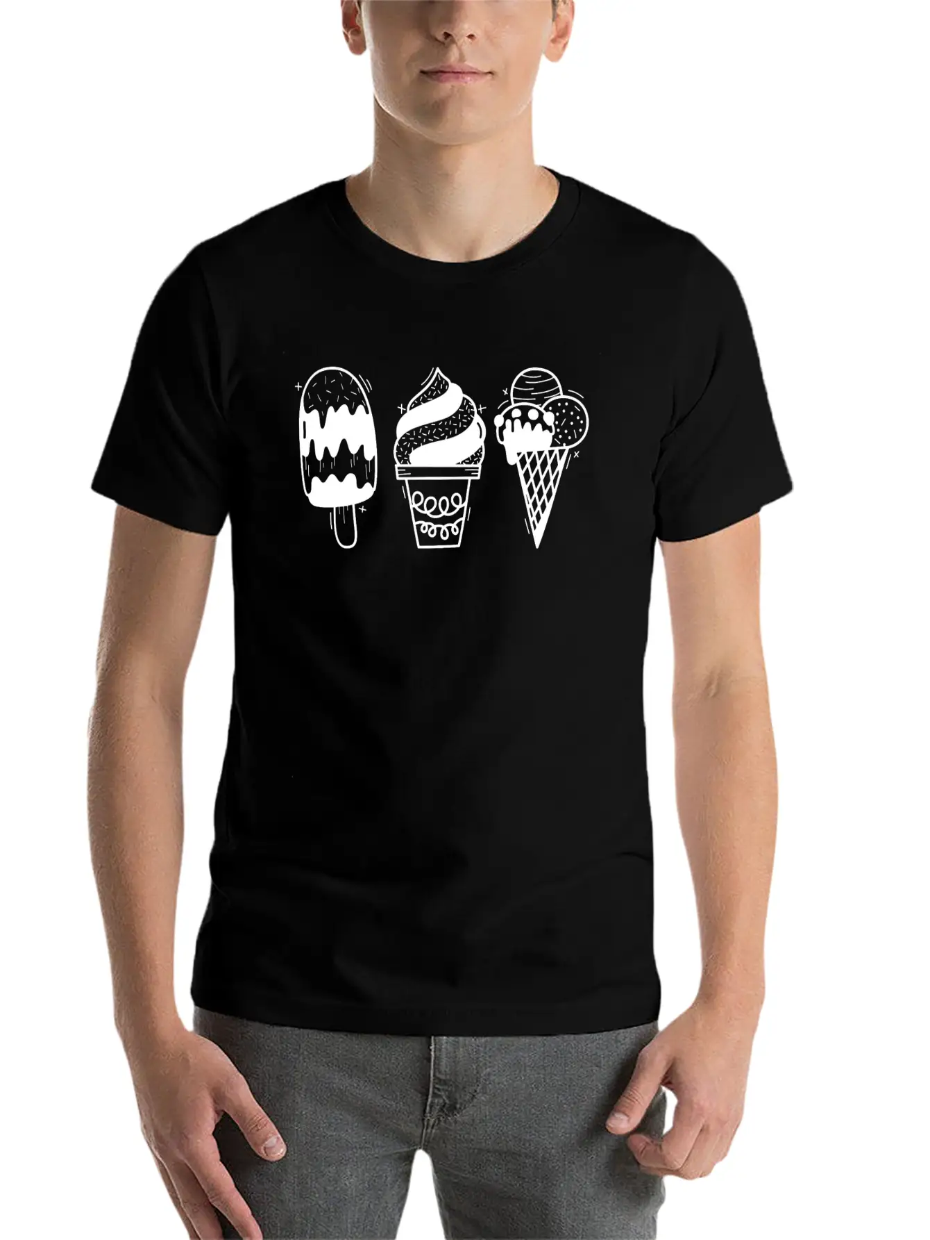 Ice Casual Graphic T-Shirt – Simple And Comfortable Daily Wear