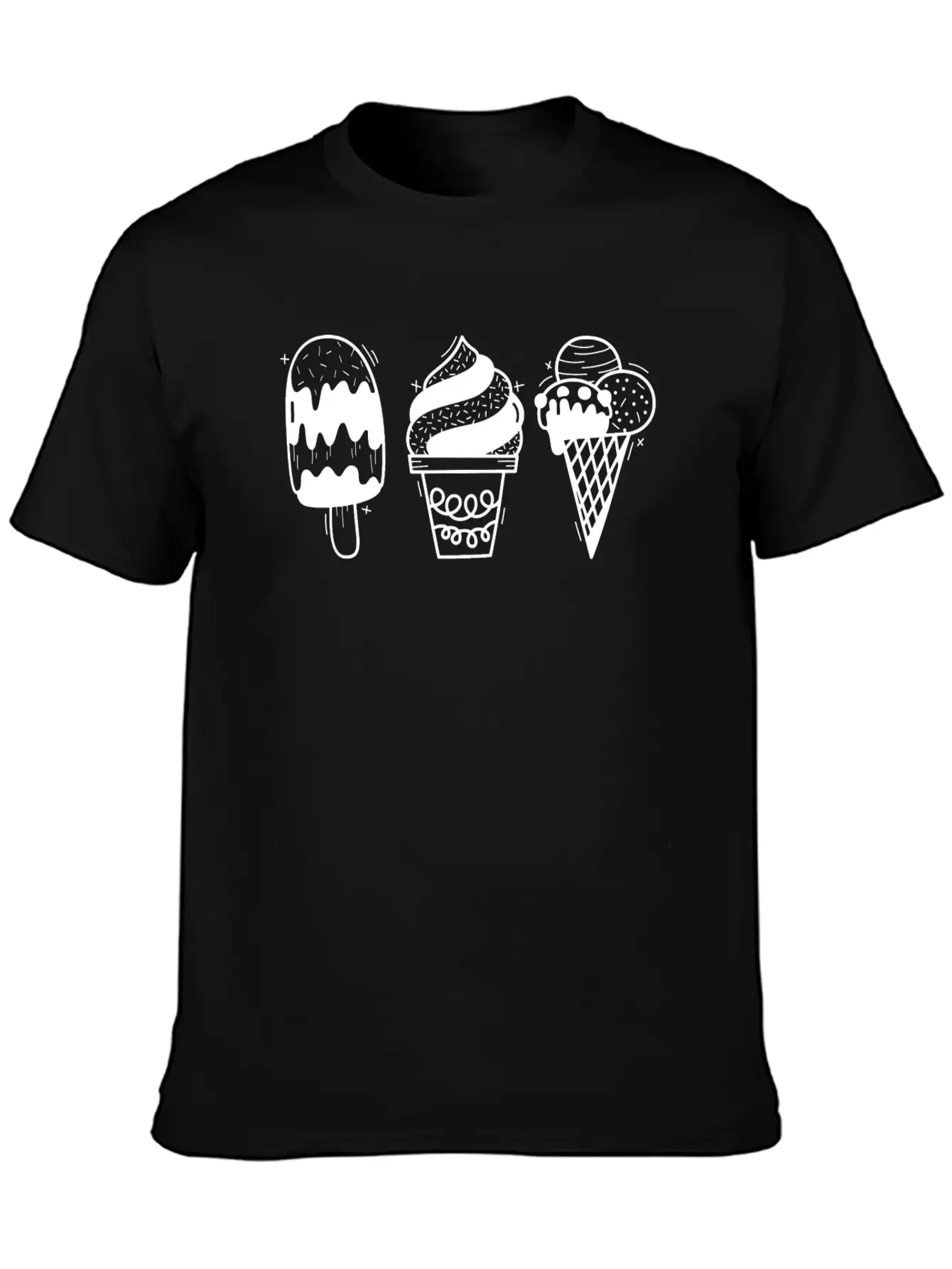 Ice Casual Graphic T-Shirt – Simple And Comfortable Daily Wear