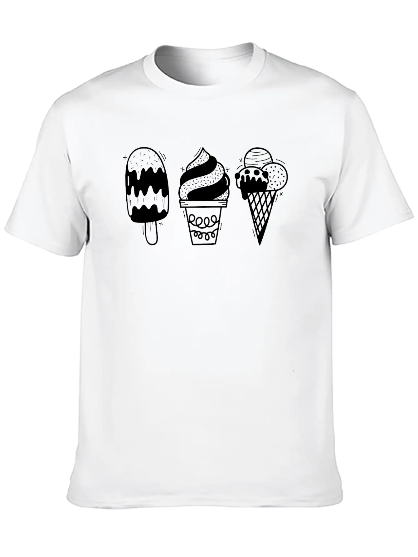 Ice Casual Graphic T-Shirt – Simple And Comfortable Daily Wear