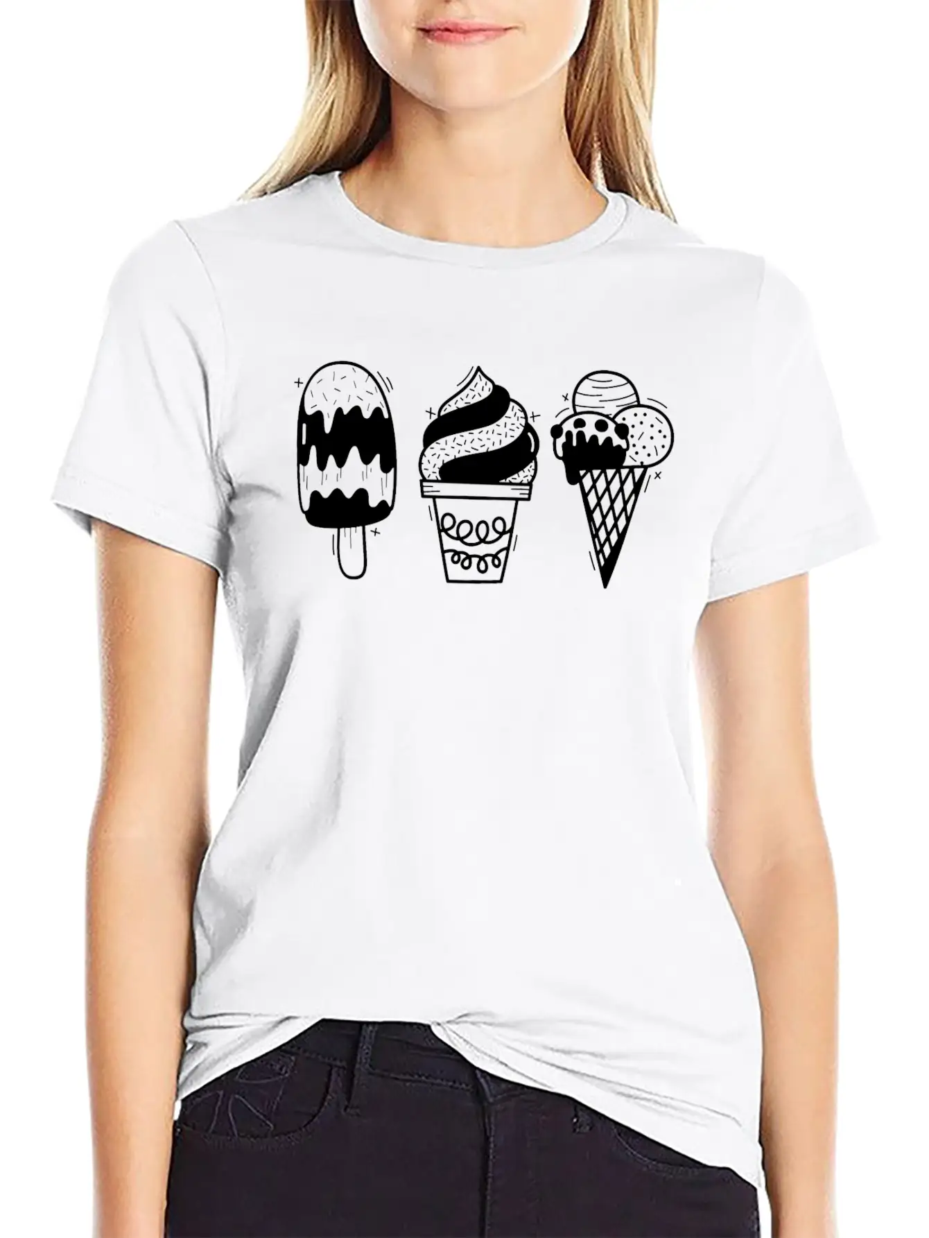 Ice Casual Graphic T-Shirt – Simple And Comfortable Daily Wear