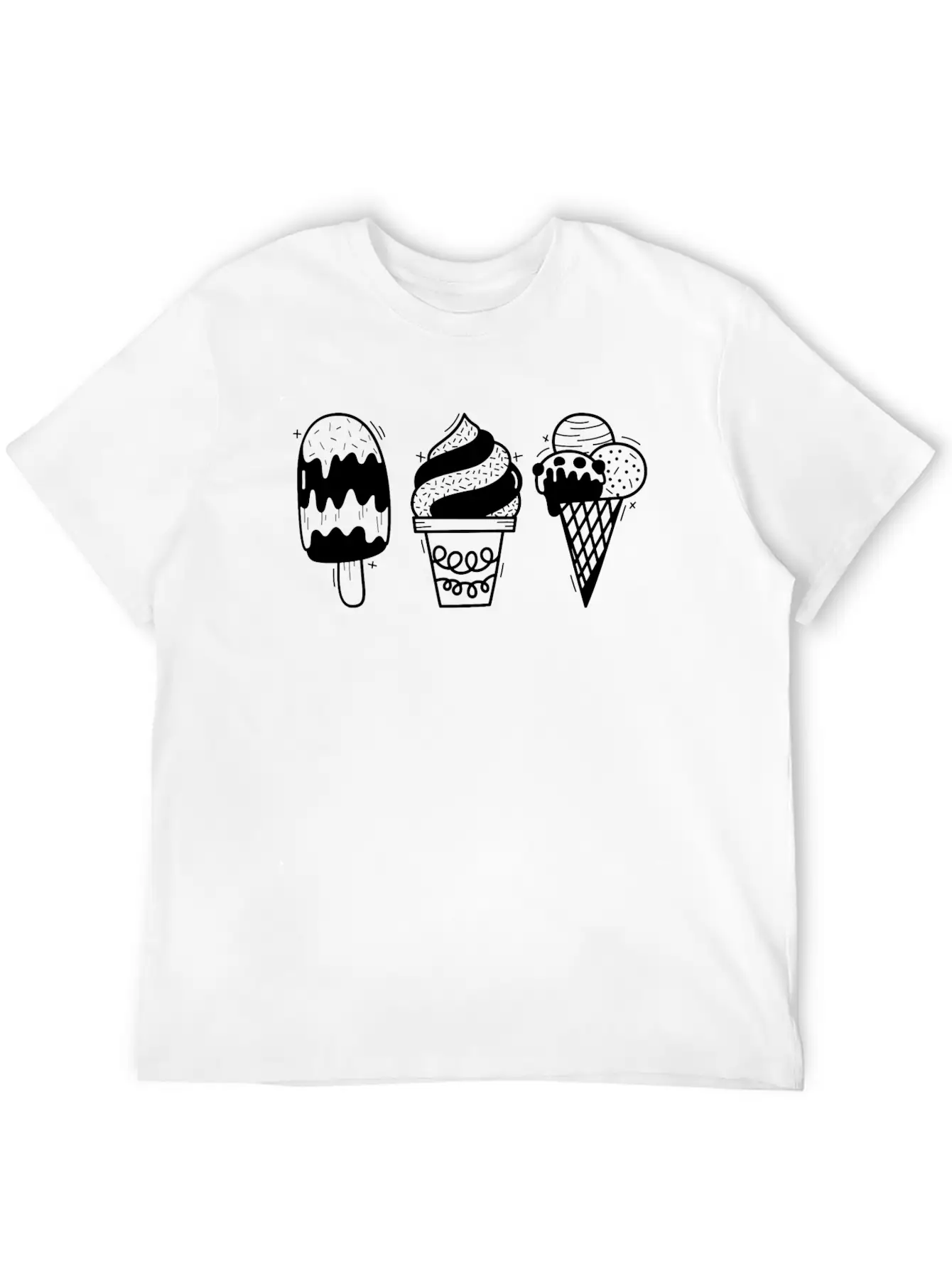 Ice Casual Graphic T-Shirt – Simple And Comfortable Daily Wear