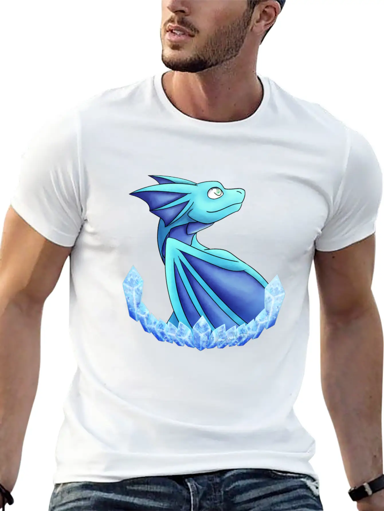 Ice Dragon Classic Cotton Tee – Unisex Comfort For Any Season