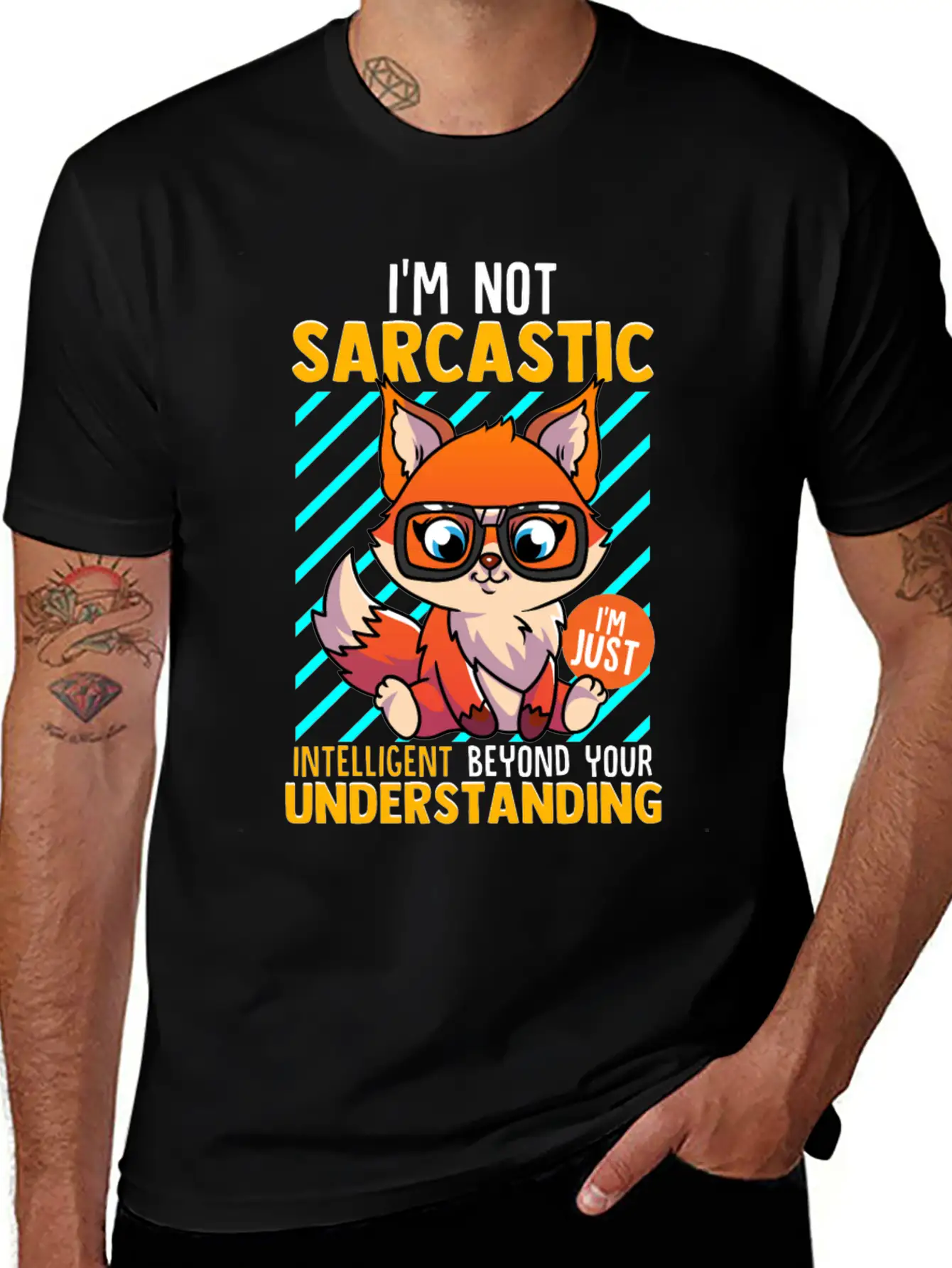 I'm Not Sarcastic I'm Just Intelligent Classic Cotton Tee – Unisex Comfort For Any Season