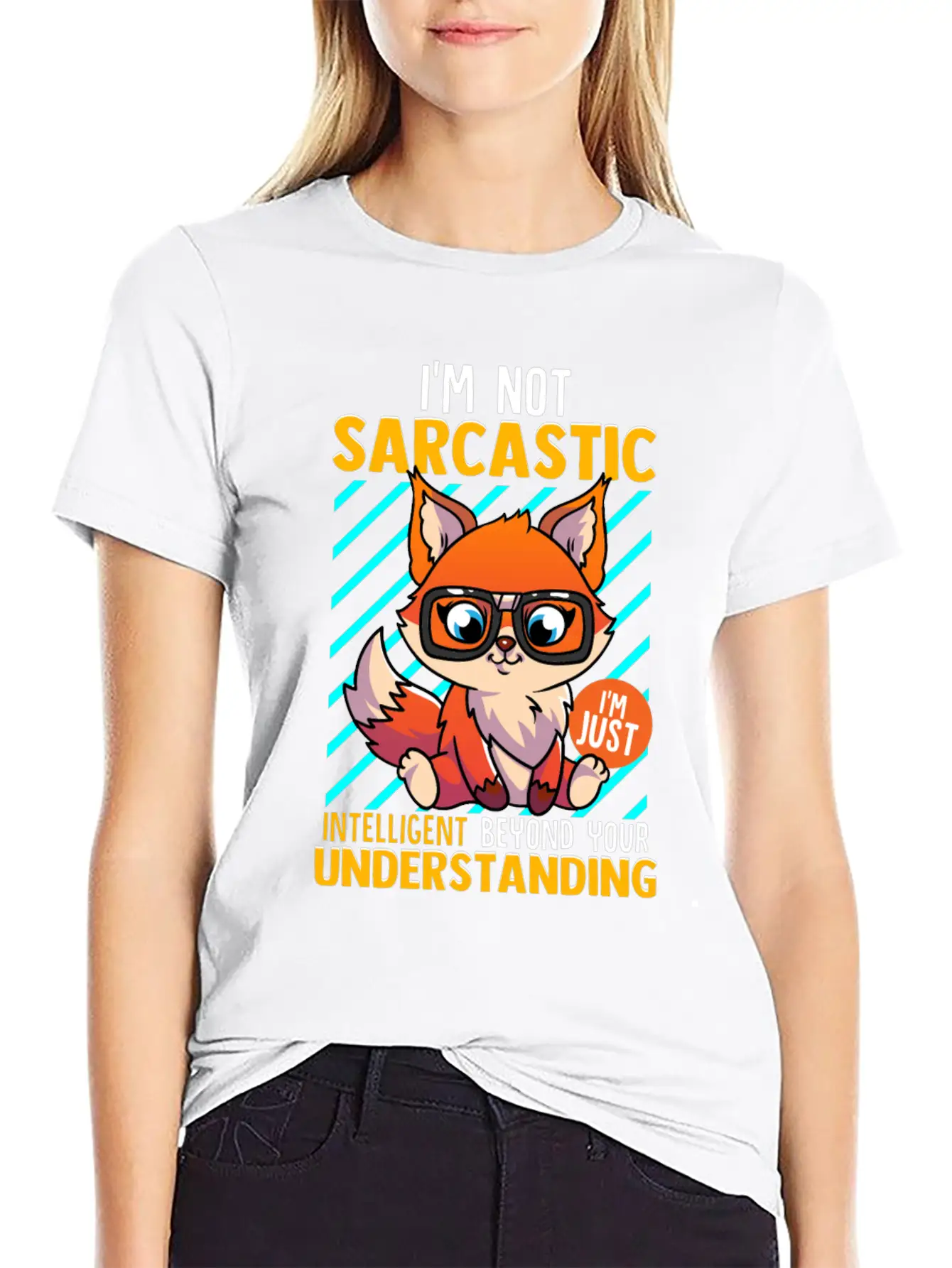I'm Not Sarcastic I'm Just Intelligent Classic Cotton Tee – Unisex Comfort For Any Season