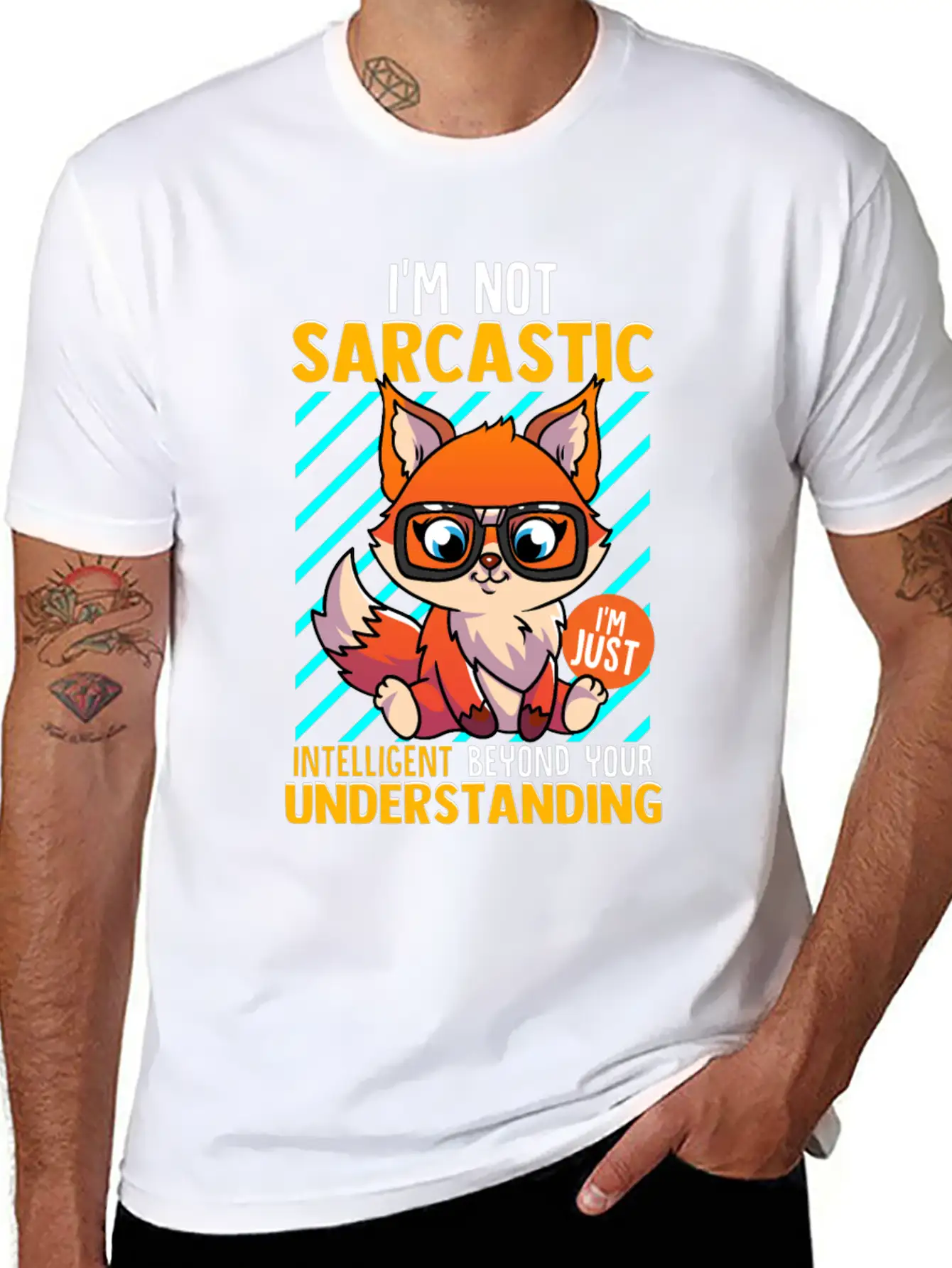 I'm Not Sarcastic I'm Just Intelligent Classic Cotton Tee – Unisex Comfort For Any Season